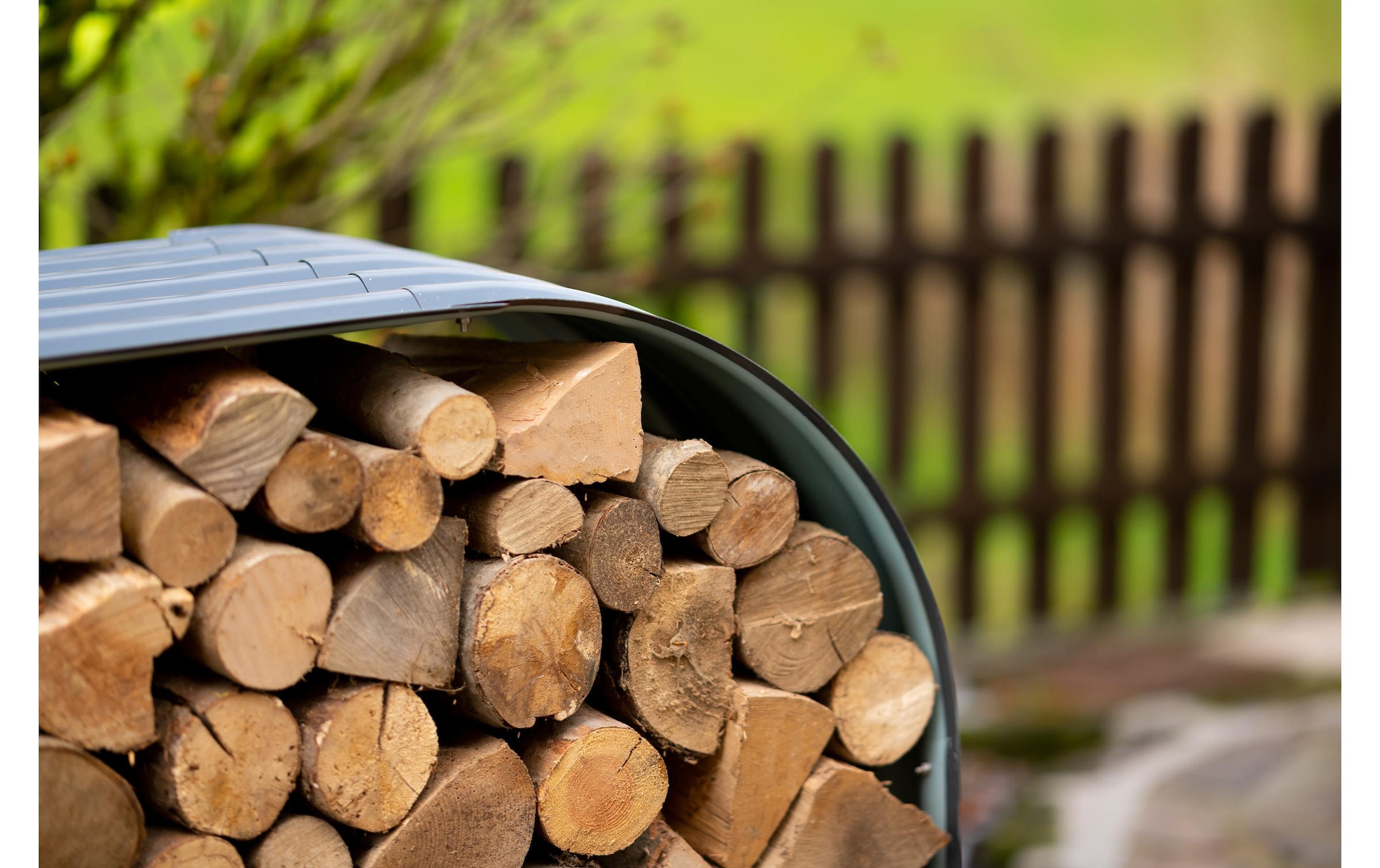WESTMANN Étagère pour bois de cheminée en acier galvanisé