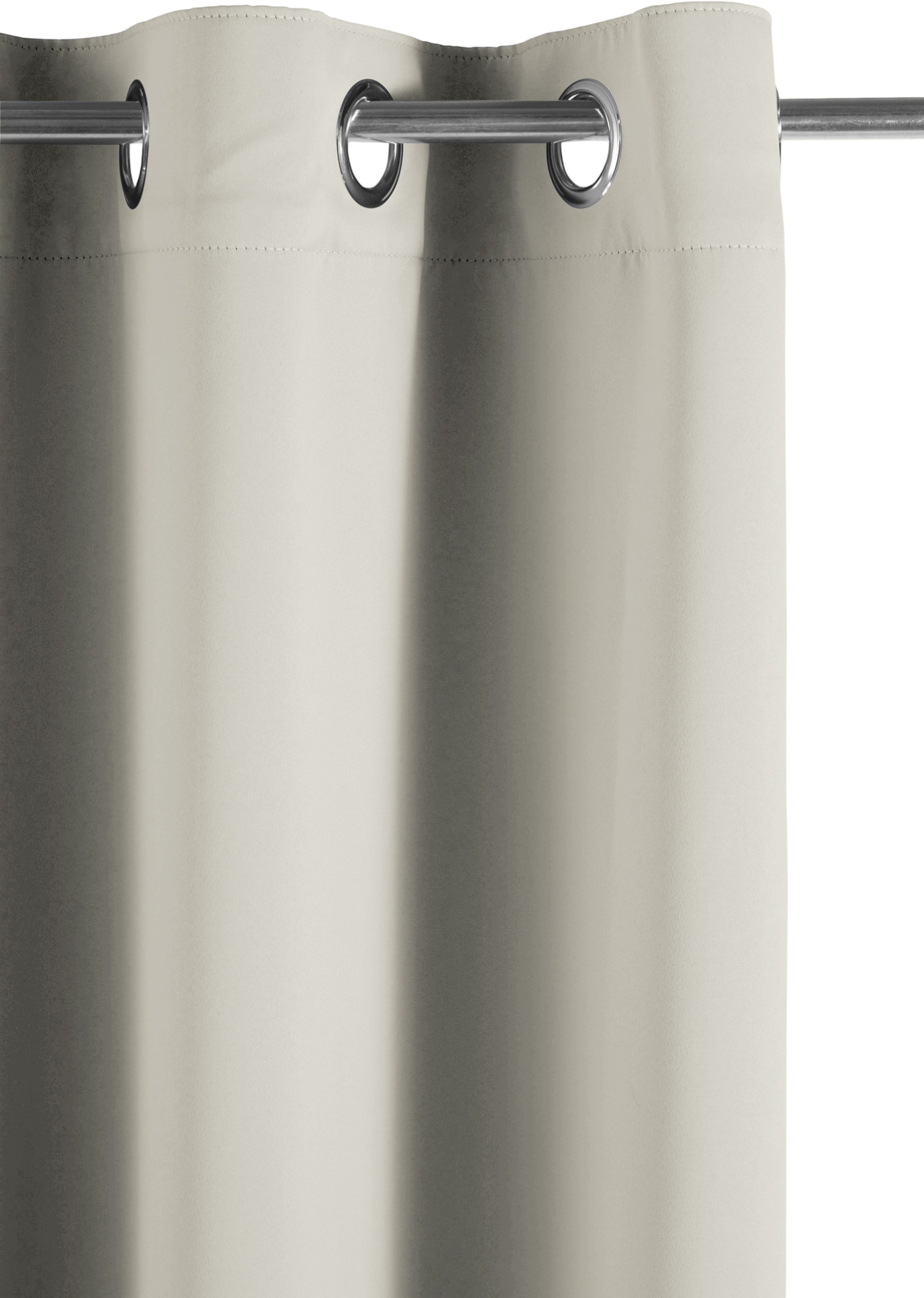 GOODproduct Rideau occultant »Solana« Œillet 2 cuis tlg. Set de 2, largeur 140 cm, uni