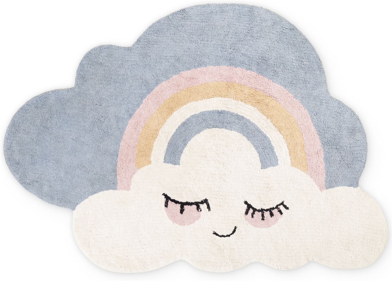 HANSE Home Tapis pour enfants »Nappi« Rectangulaire 10 mm Höhe lavable, fait main, doux, antidérapant, tapis de jeu pour chambre d'enfant