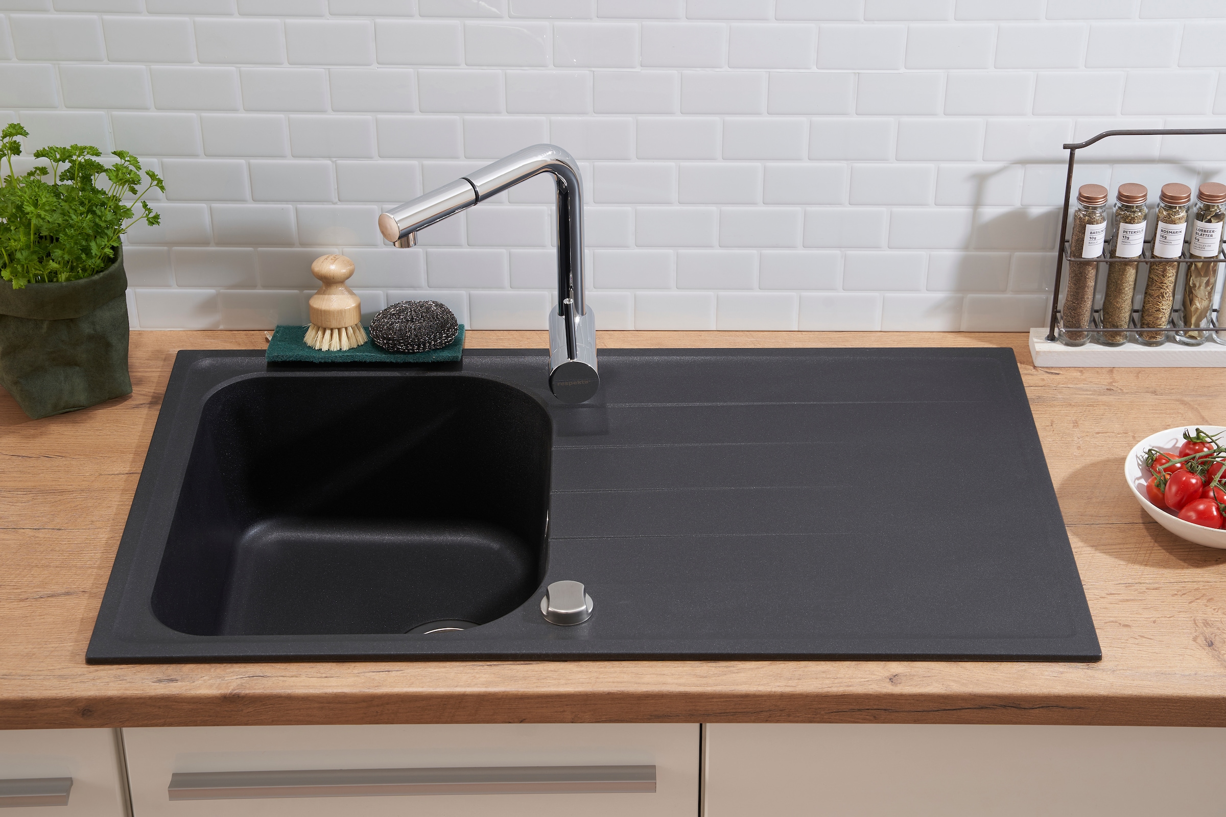 RESPEKTA Evier encastré »ORLANDO86X50B«