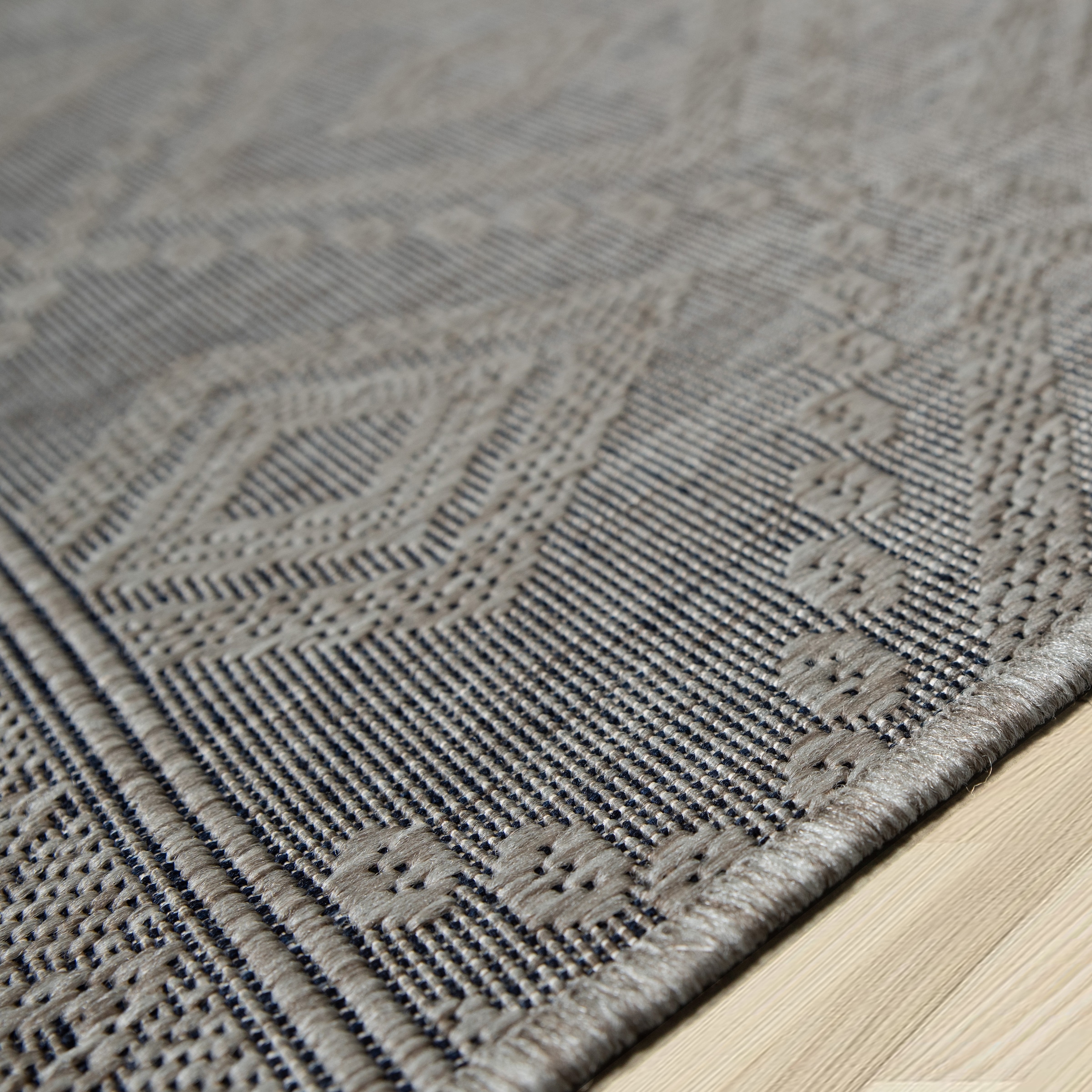 my home Tapis »Toronto auch als Läufer erhältlich« Rectangulaire 3 mm Höhe In- und Outdoor geeignet, Sisal-Optik, Wetterfest & UV-beständig, Boho