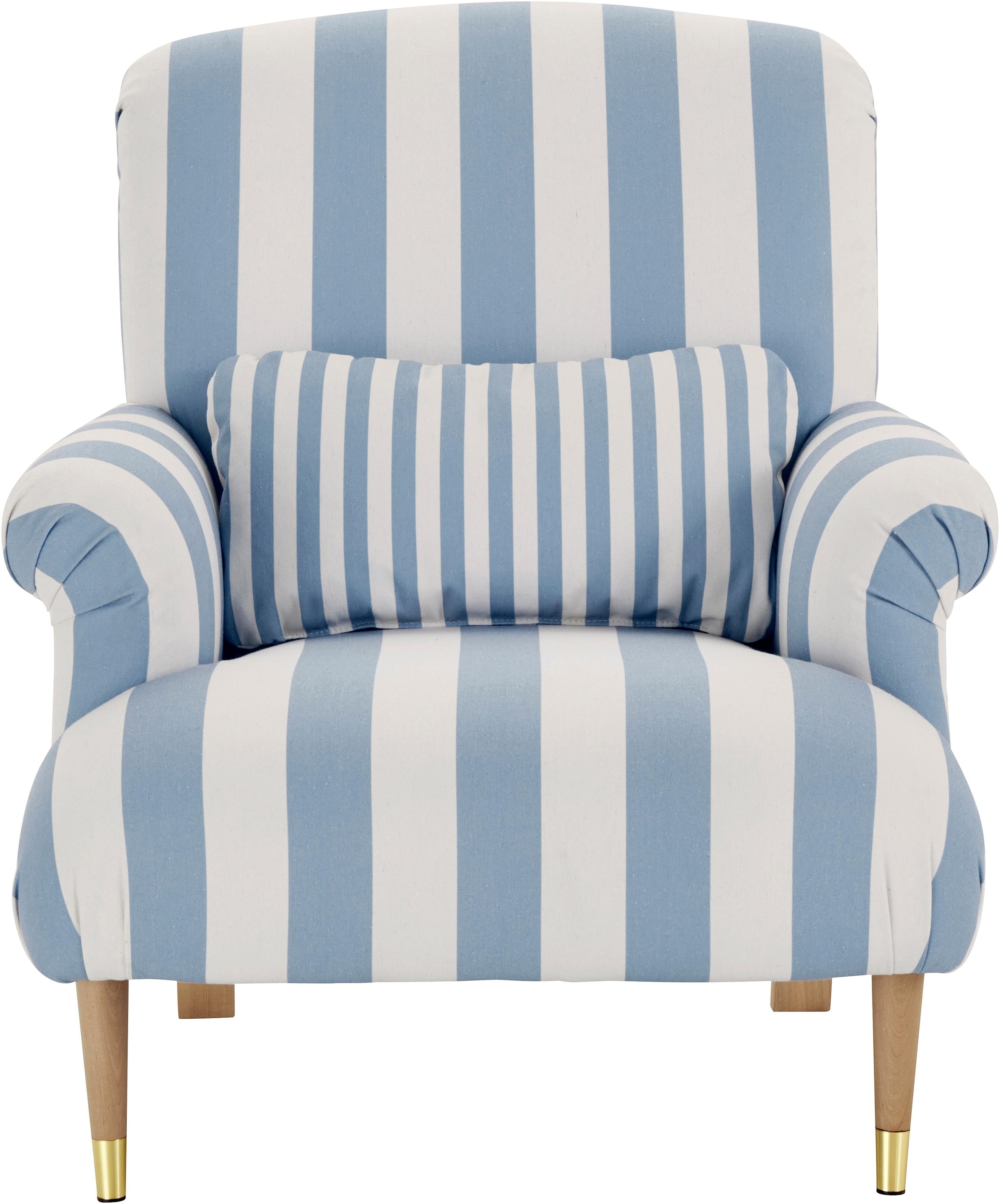 Home affaire XXL-Sessel »Cholet Sessel« mit Zierkissen und Beinen aus Eiche, Bezugsqualität: Baumwollmix, Big