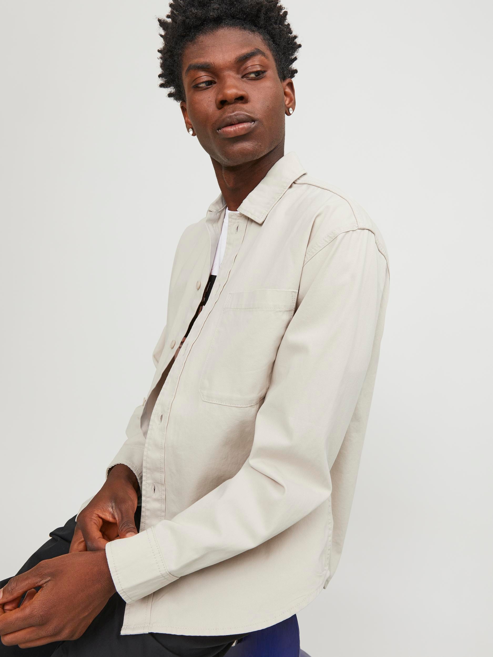 Jack & Jones Langarmhemd »JCOCOLLECTIVE ZAC OVERSHIRT LS SN«