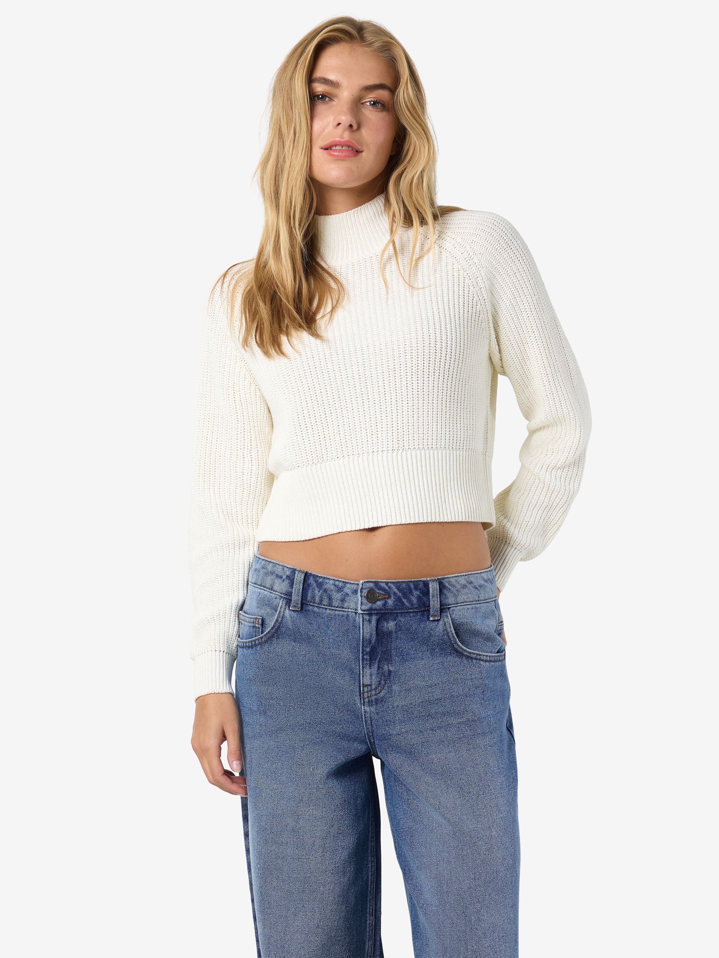 Noisy may Stehkragenpullover »NMDARA L/S HIGH NECK KNIT FWD NOOS«
