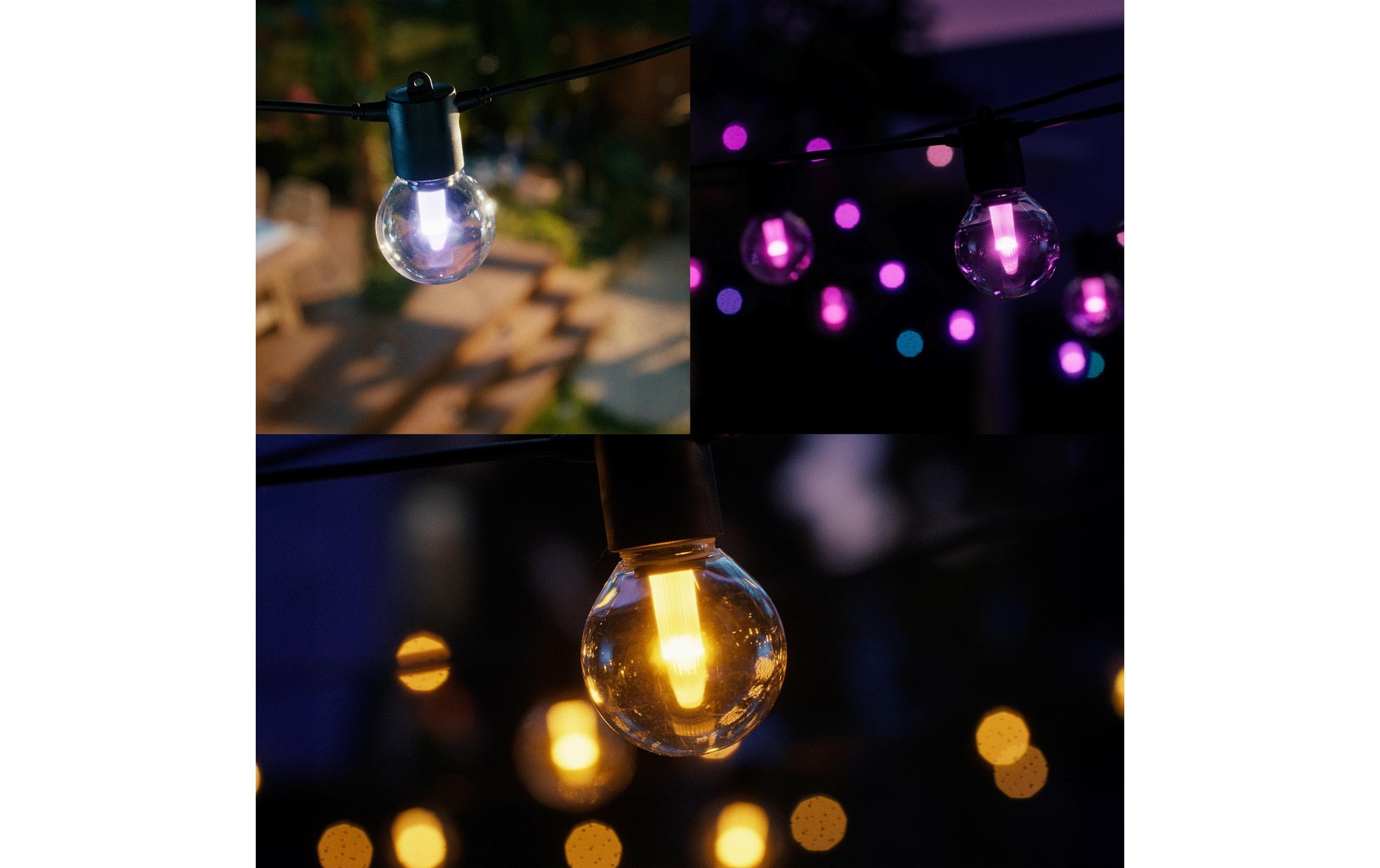 Philips Hue Guirlande lumineuse LED »Festavia Globe Outdoor Erweiterung 7 m CH«