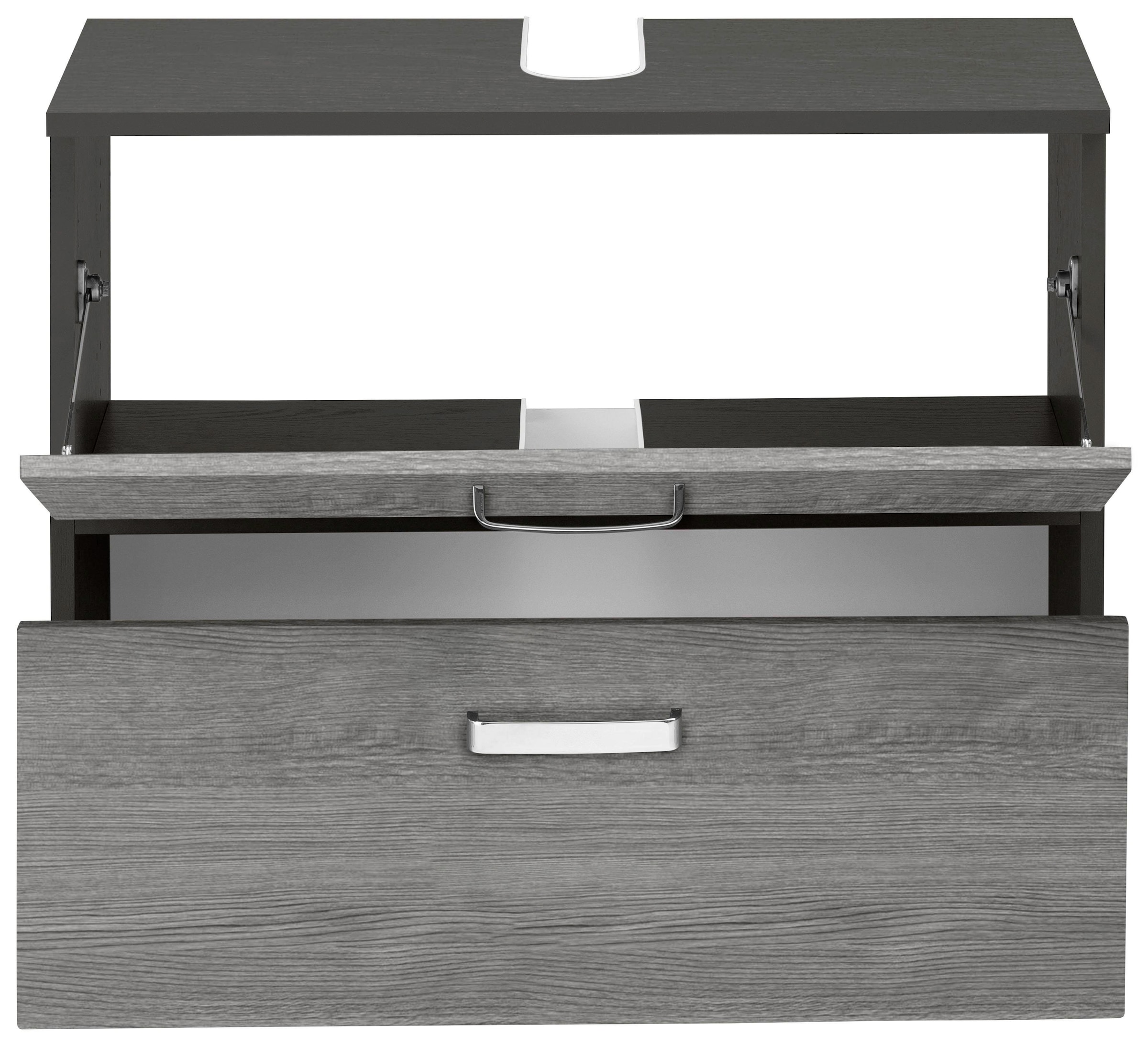welltime Waschbeckenunterschrank »Ravenna« Breite 70 cm, Türen mit Anschlagdämpfern