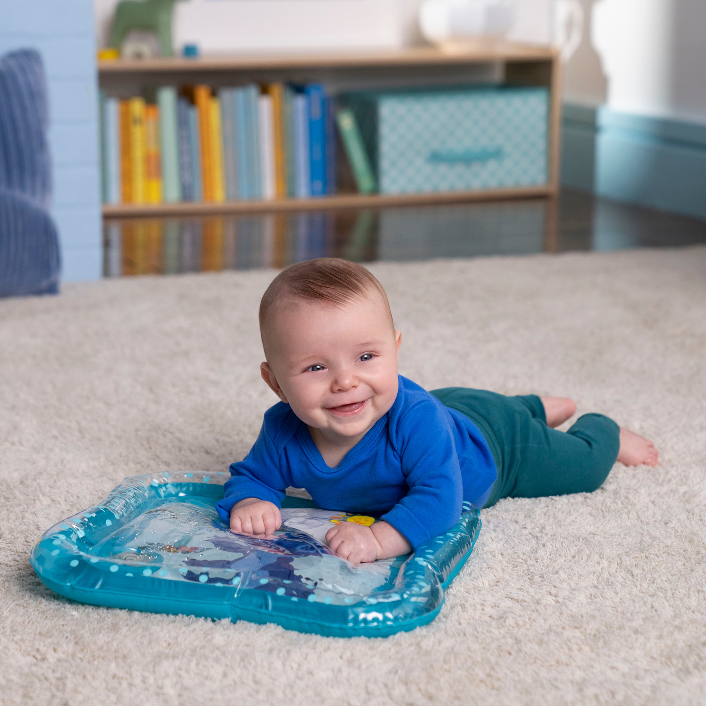 Bright Starts Spielmatte »Stitch Making Waves Tummy Time Water Mat«