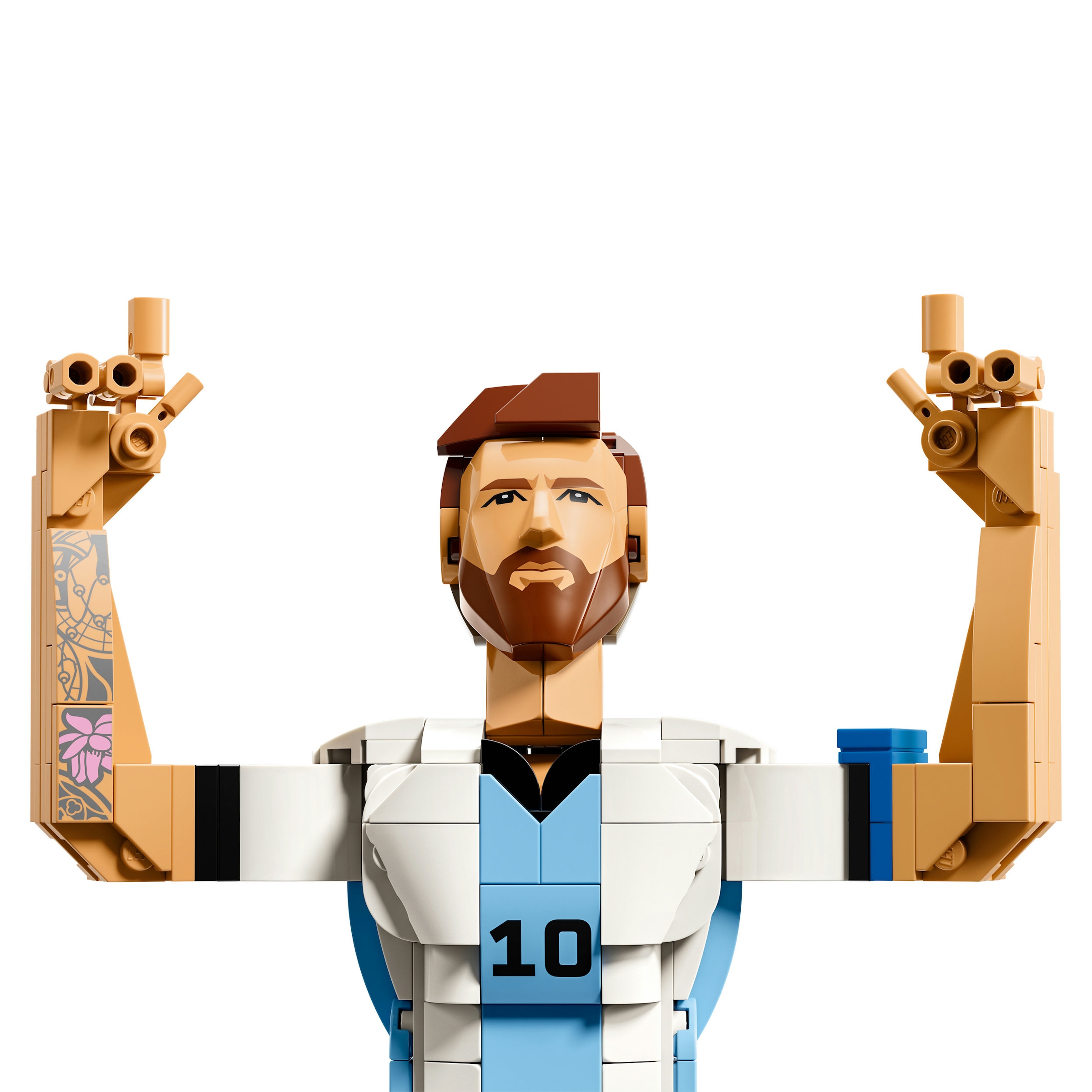 LEGO® Konstruktionsspielsteine »Lionel Messi – Fussballlegende (43015), LEGO Editions Football«