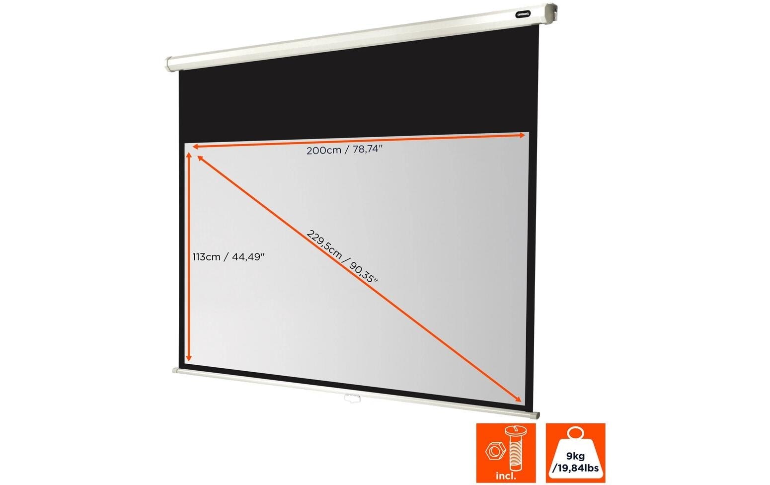 Celexon Rolloleinwand »Eco 200x113cm«