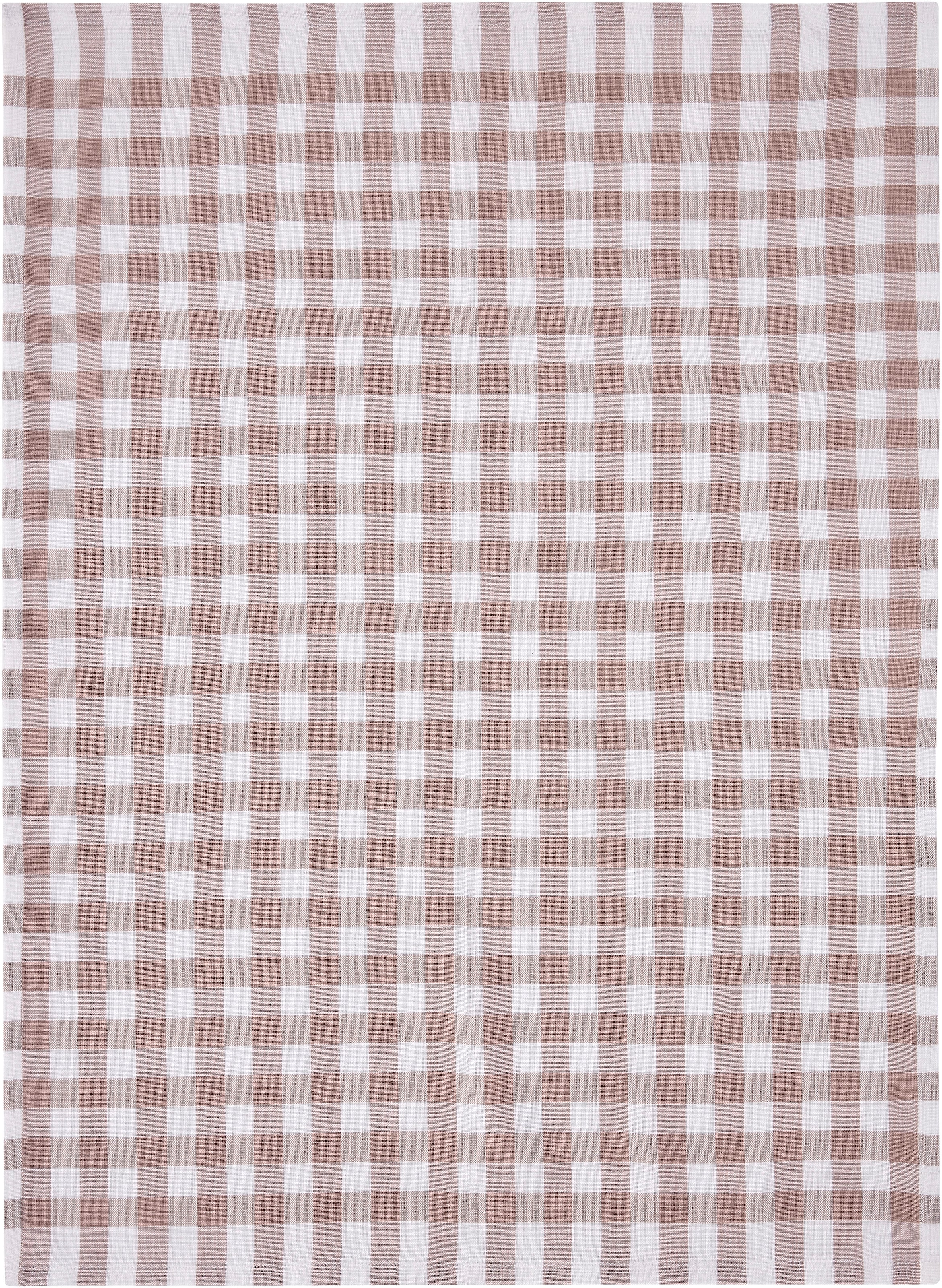 GOODproduct Geschirrtuch »Ravven« 100 % Baumwolle, 65 × 50 cm, 3er-Set, Farbauswahl, Karo, Streifen
