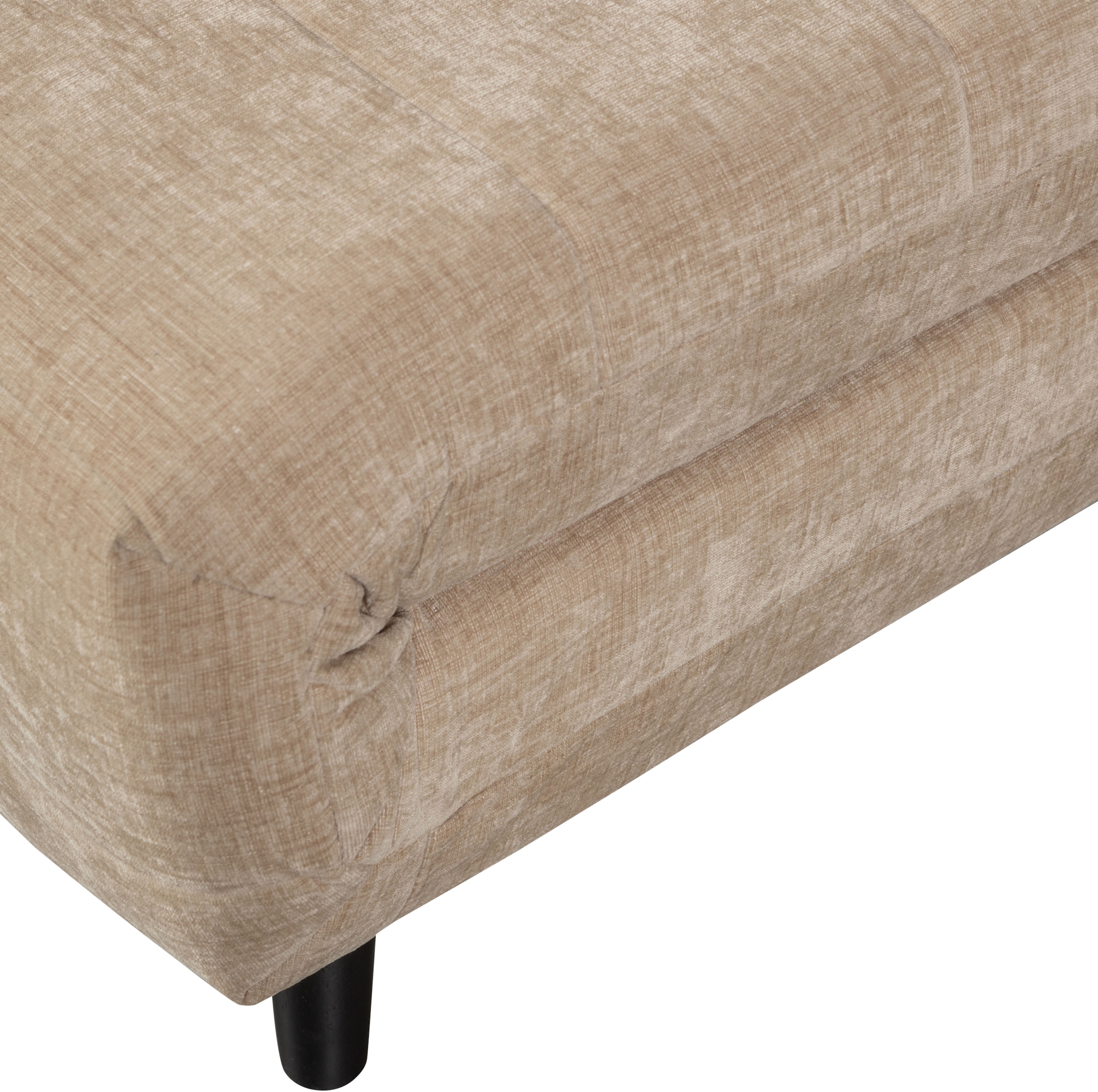 WOOOD Schlafsofa »Xem Chenille-Bezug gewebt mit Schlaffunktion, H 80 x B 122 x D 92 cm« Liegefläche 188 cm, Tragkraft 140 kg, Maximale Verschleissfestigkeit