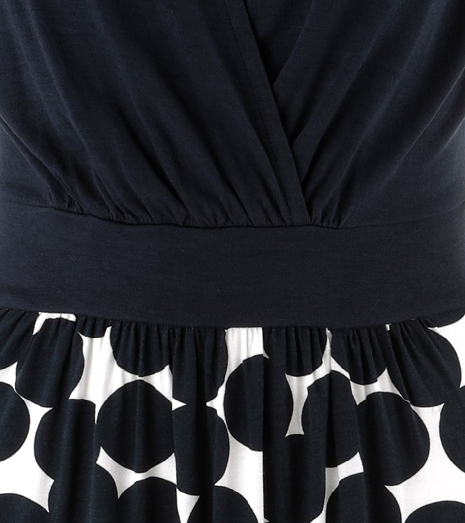 Aniston SELECTED Robe en jersey mit eleganter Wickeloptik und V-Ausschnitt - NEUE KOLLEKTION