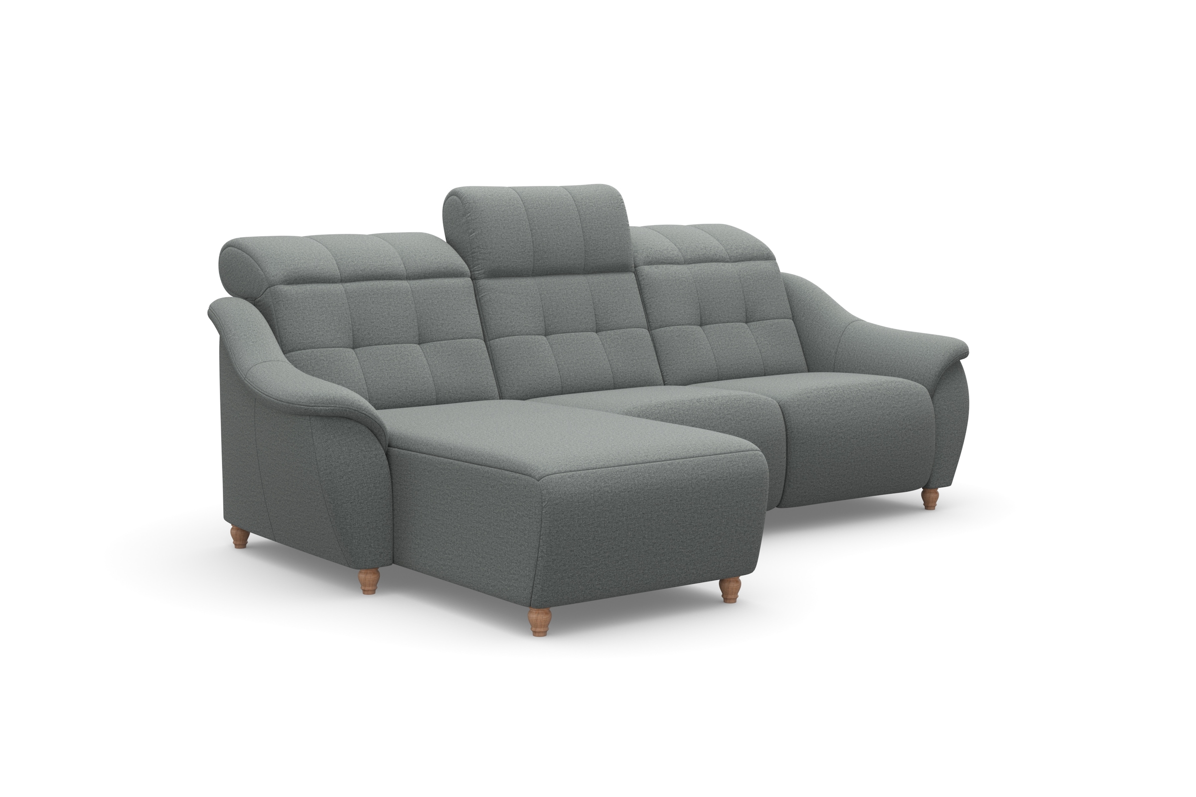 Home affaire Canapé d'angle »Boston L-Form« Kopfteilverstellung an jeder Sitzfläche, wahlweise Relaxfunktion