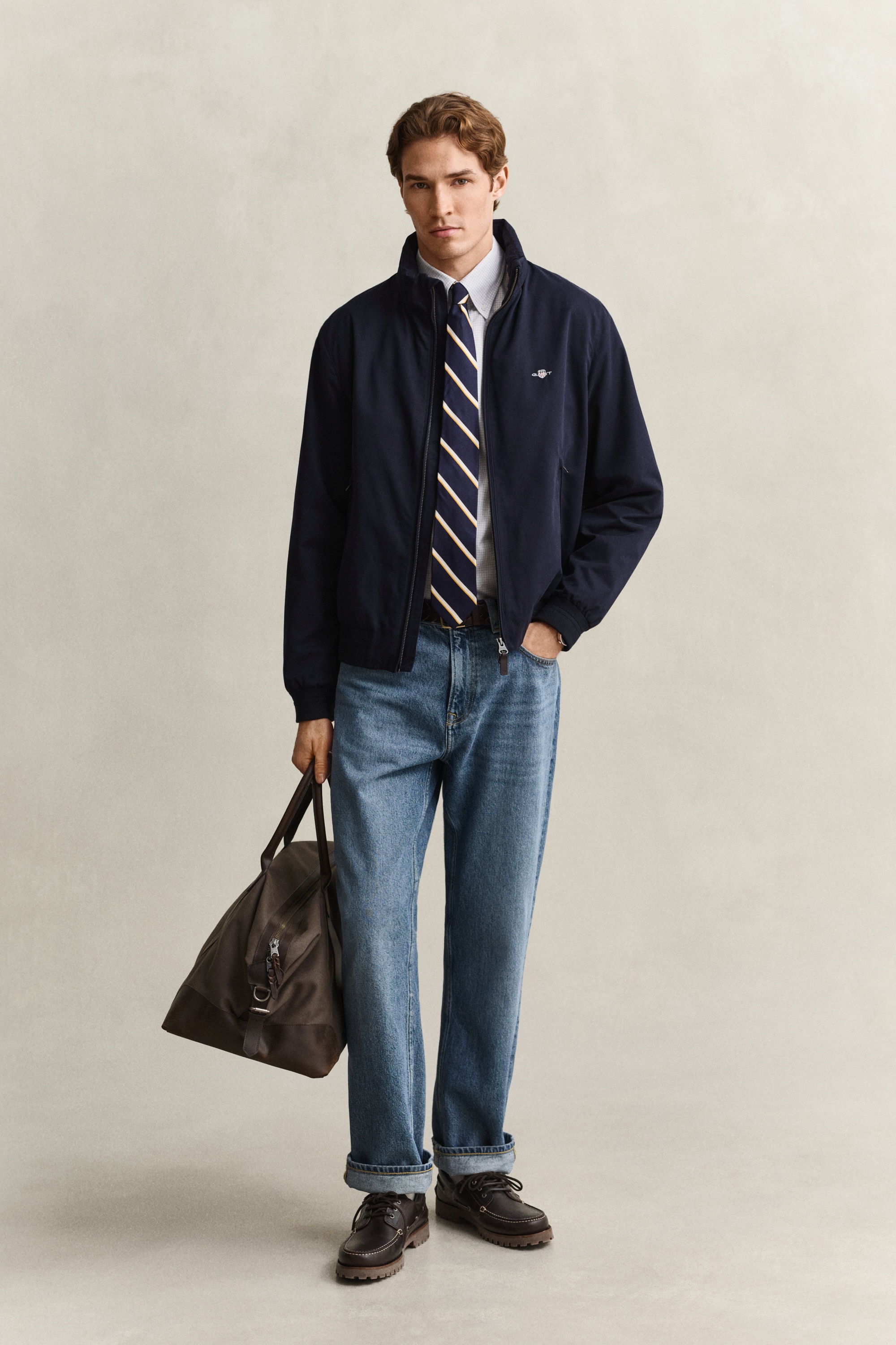 Gant Veste bomber »HAMPSHIRE JACKET« sans capuche coupe régulière avec poches zippées