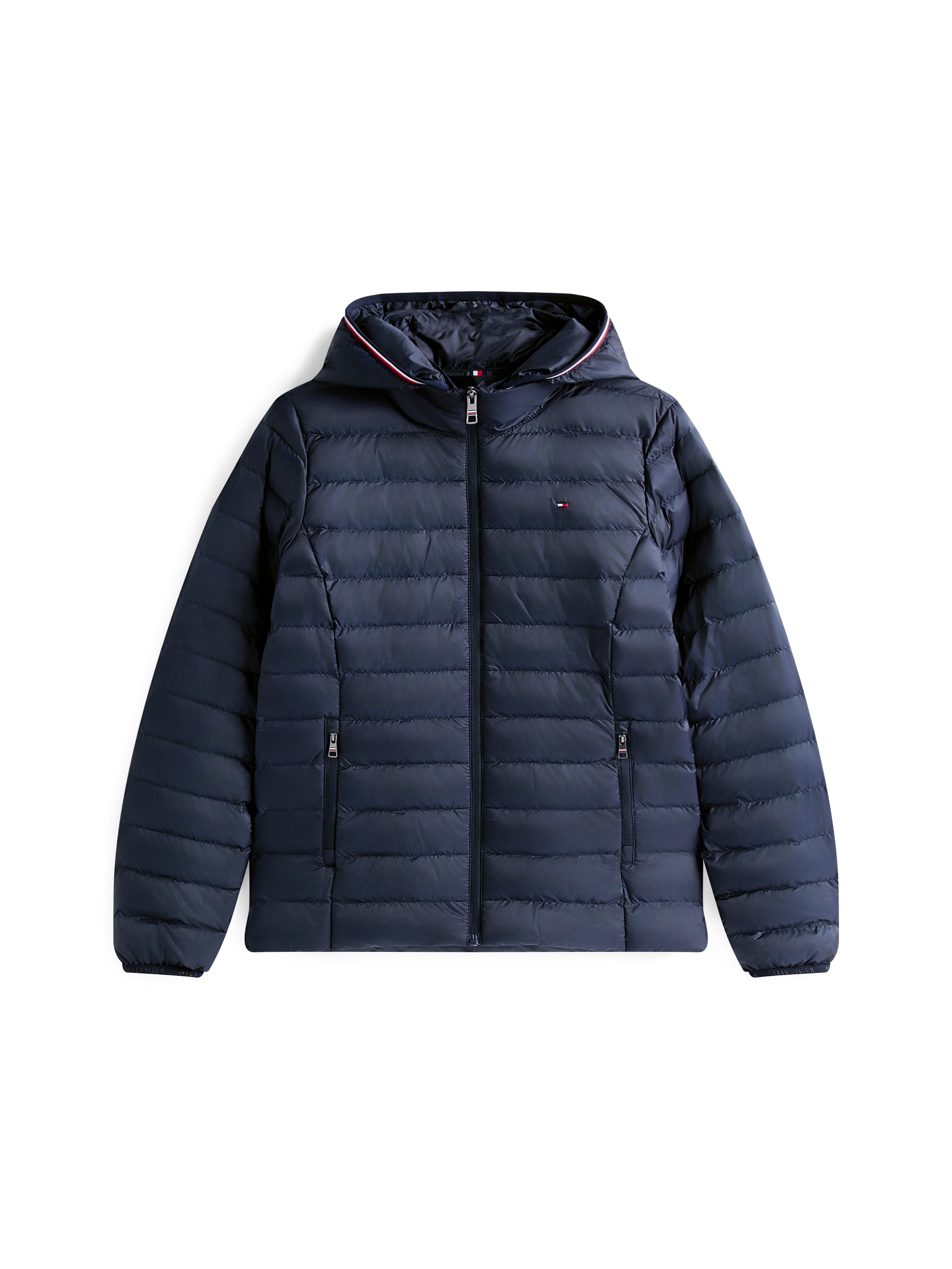 Tommy Hilfiger Veste matelassée »LW PADDED GLOBAL STRIPE JACKET« Série Global TH WOMEN,  avec capuche capuche sportive avec Global Stripe