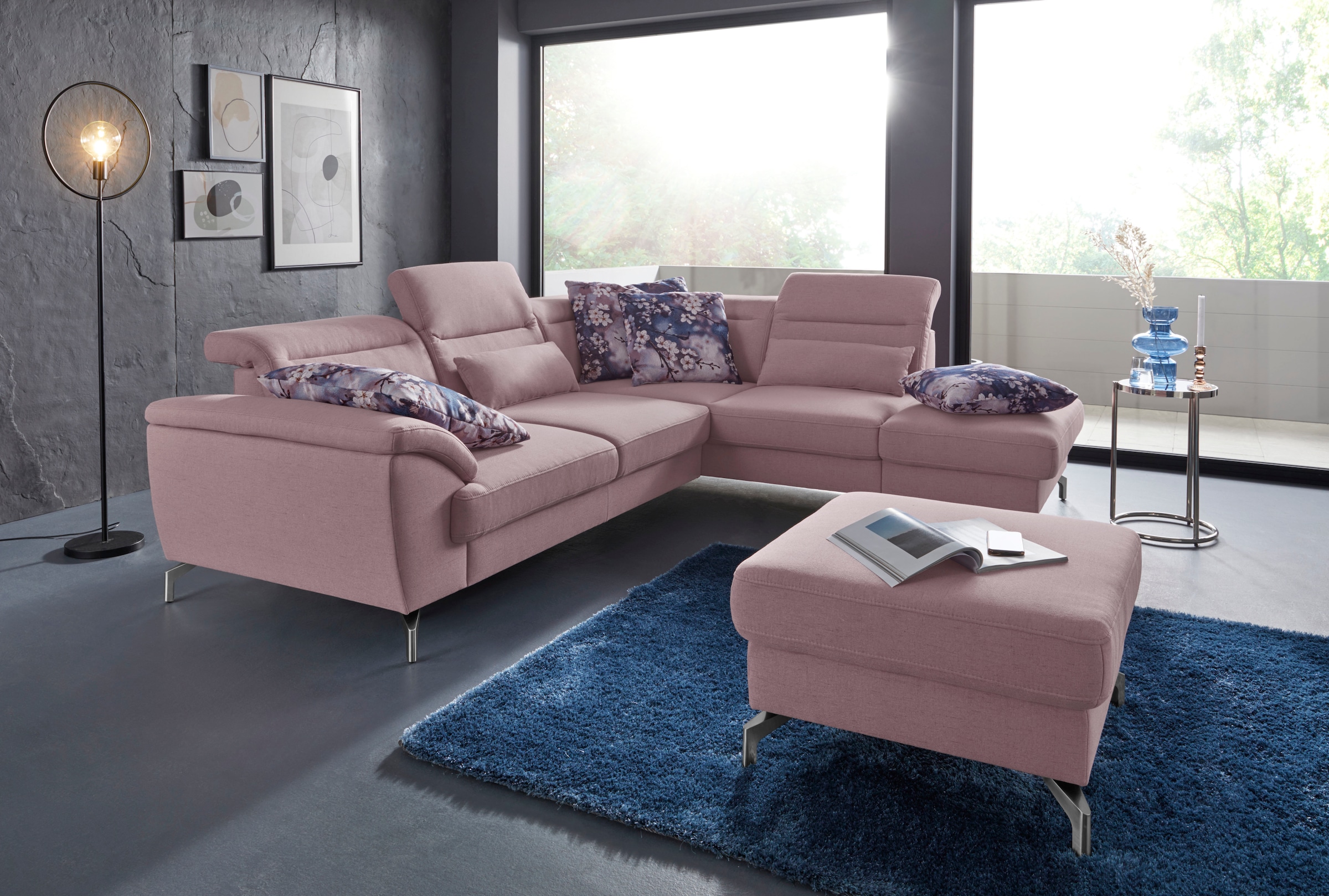 sit&more Tabouret »Percy« Fusshöhe 12 cm, wahlweise mit unterschiedlichen Fussfarben