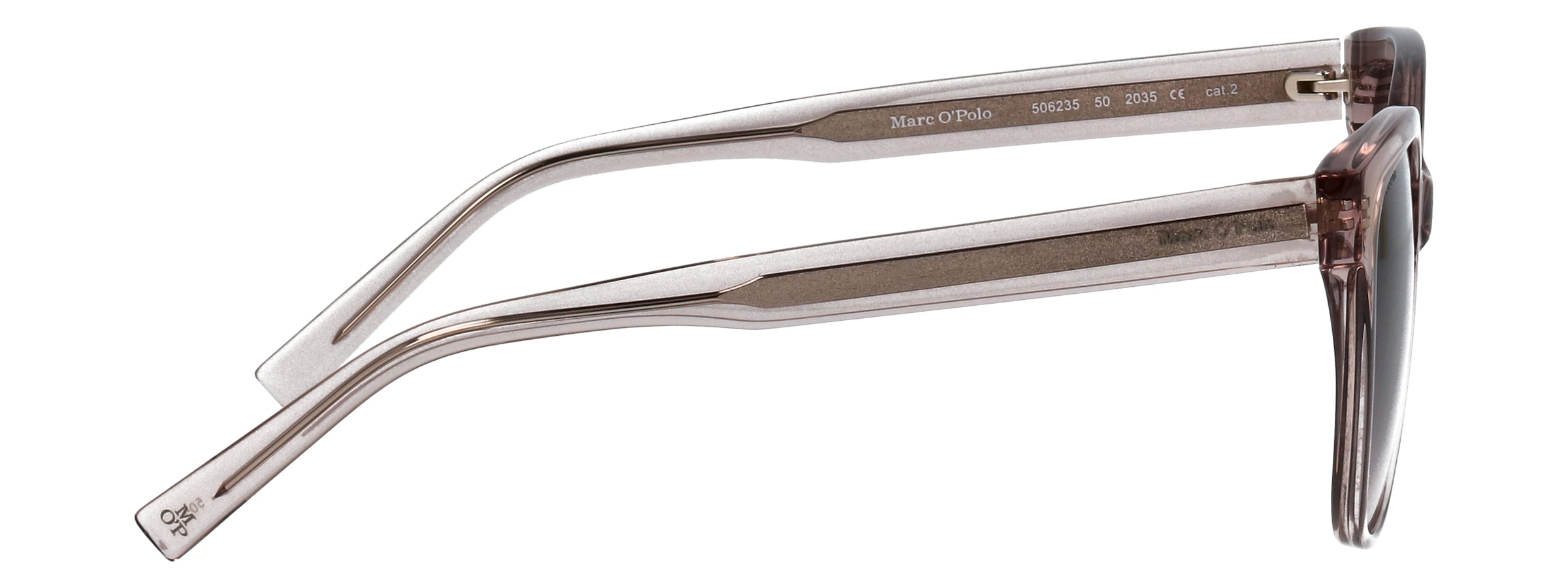 Marc O'Polo Sonnenbrille »Modell 506235« Form Butterfly, Logoschriftzug auf Bügel, Kunststofffassung