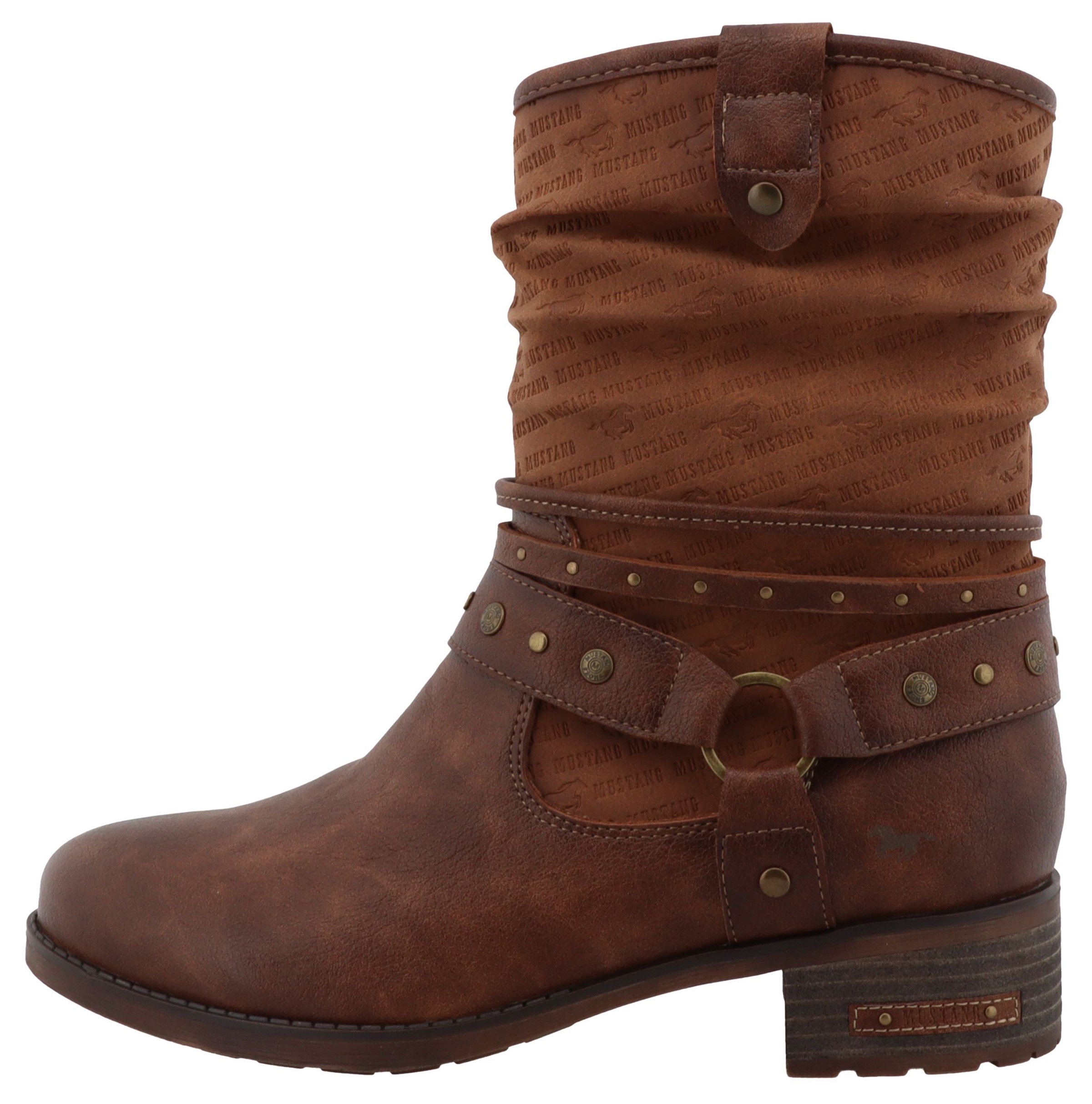 Mustang Shoes Bottes d'hiver »Fabienne«  Bottines, bottes western aspect usé