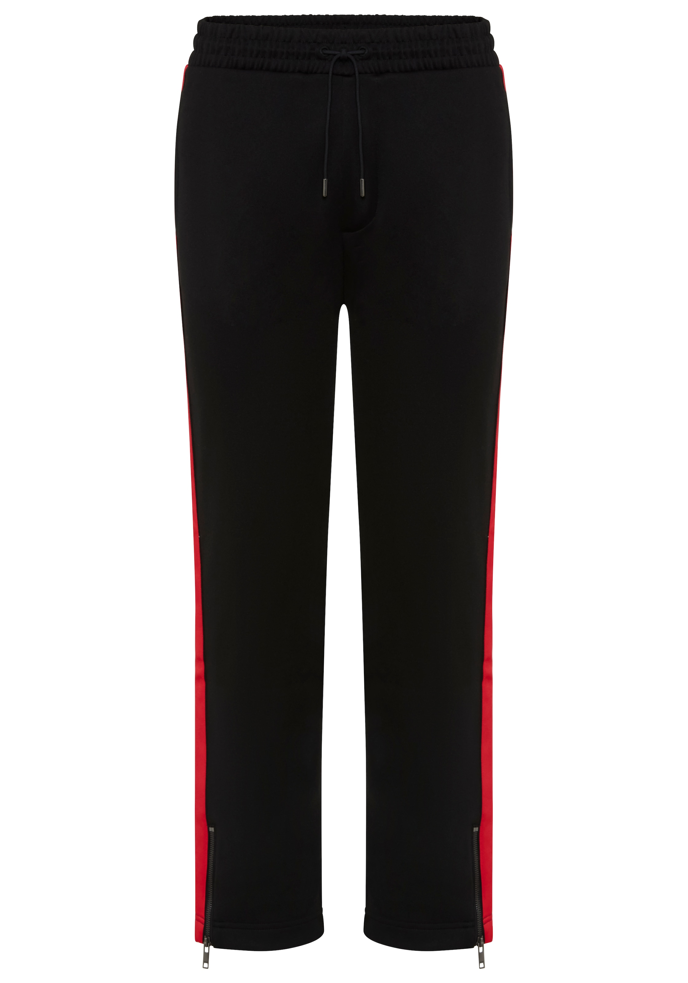 HUGO Pantalon sweat »Dolos«  Reissverschlüsse am Saum, Relaxed Fit, Logo-Tape
