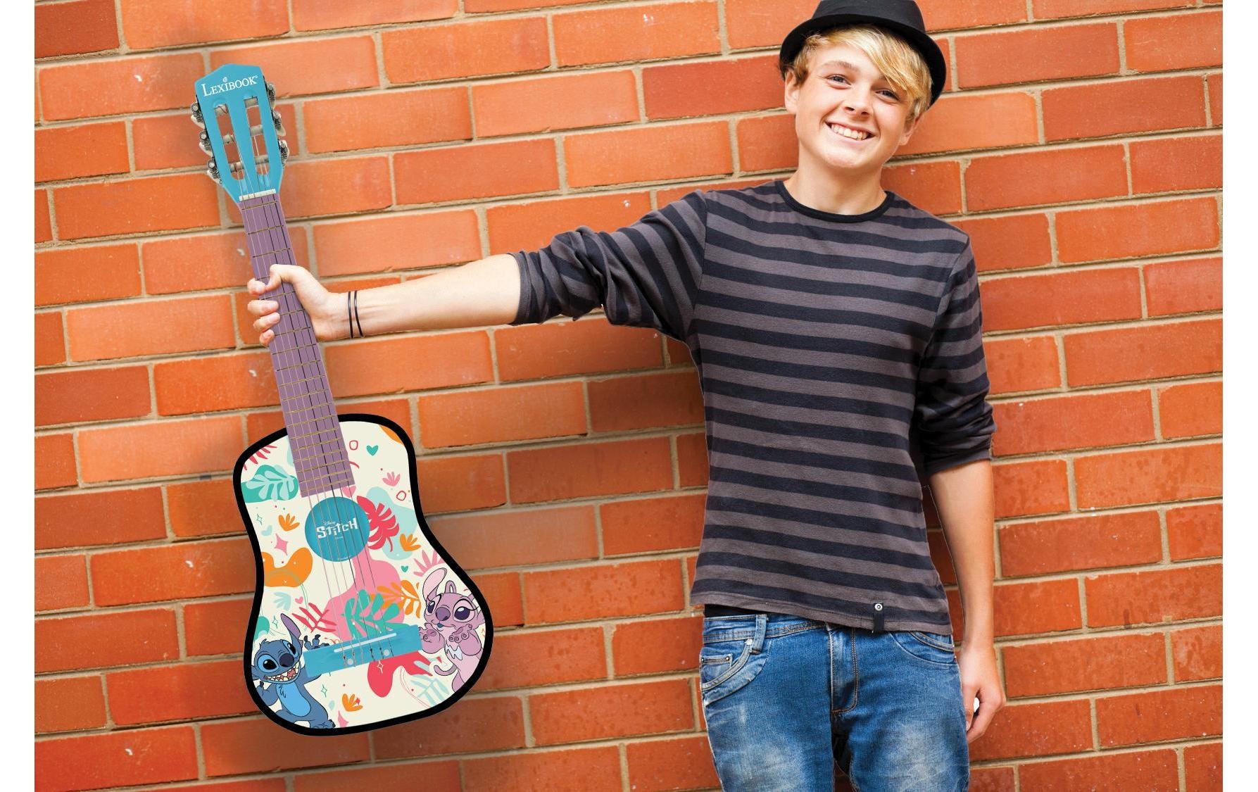 Lexibook® Jouet instrument de musique »Akustikgitarre Disney Stitch«