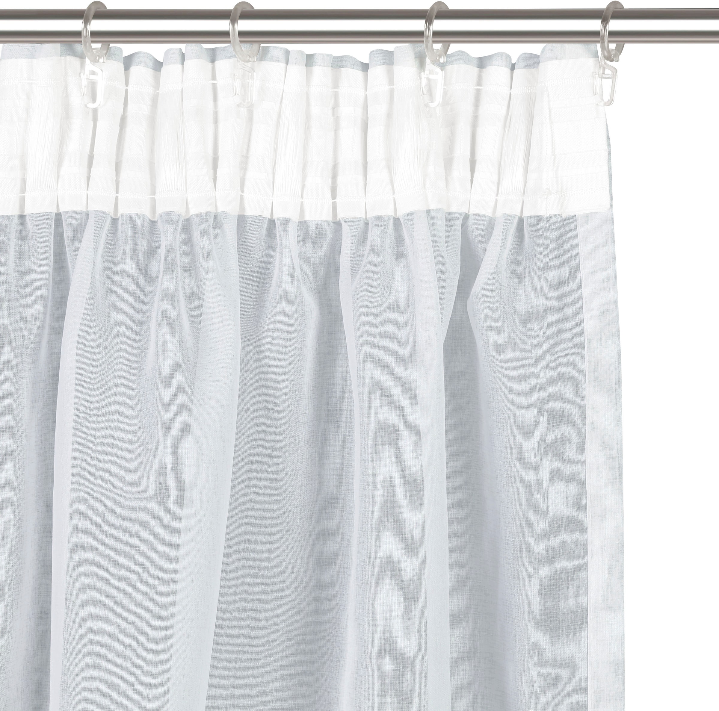 GOODproduct Rideau »Dolly« Bande multifonctionnelle 1 cuis tlg. Transparent, Gewebt, Polyester