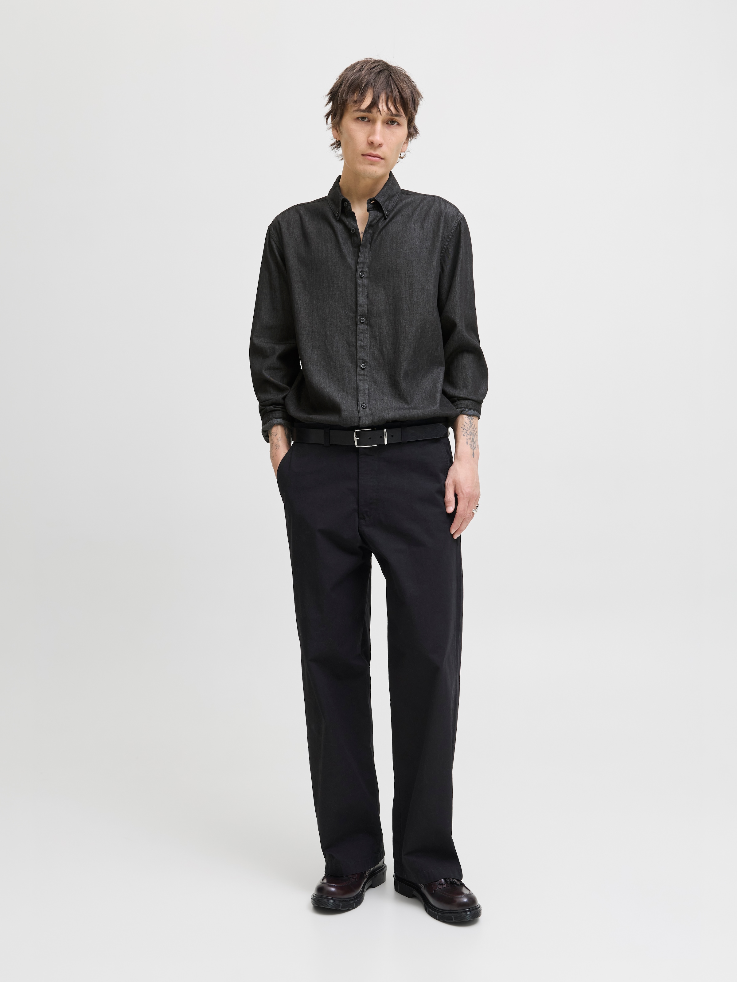 Jack & Jones Langarmhemd »JJEPERFECT DENIM SHIRT LS NOOS«