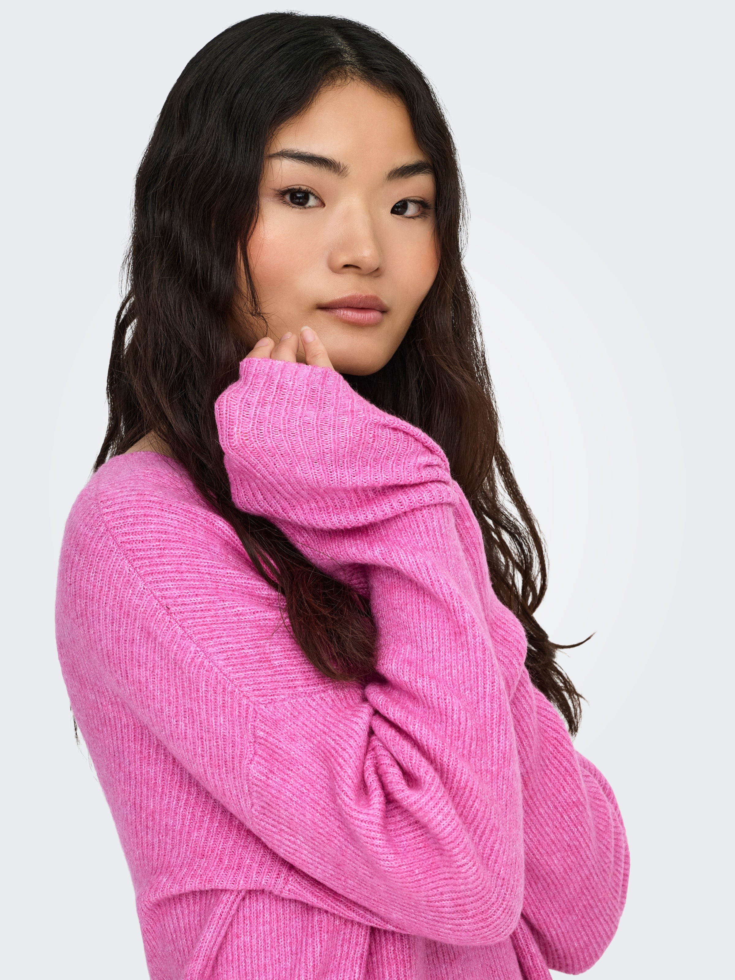 ONLY Pull col V »ONLCAMILLA V-NECK L/S PULLOVER KNT NOOS«