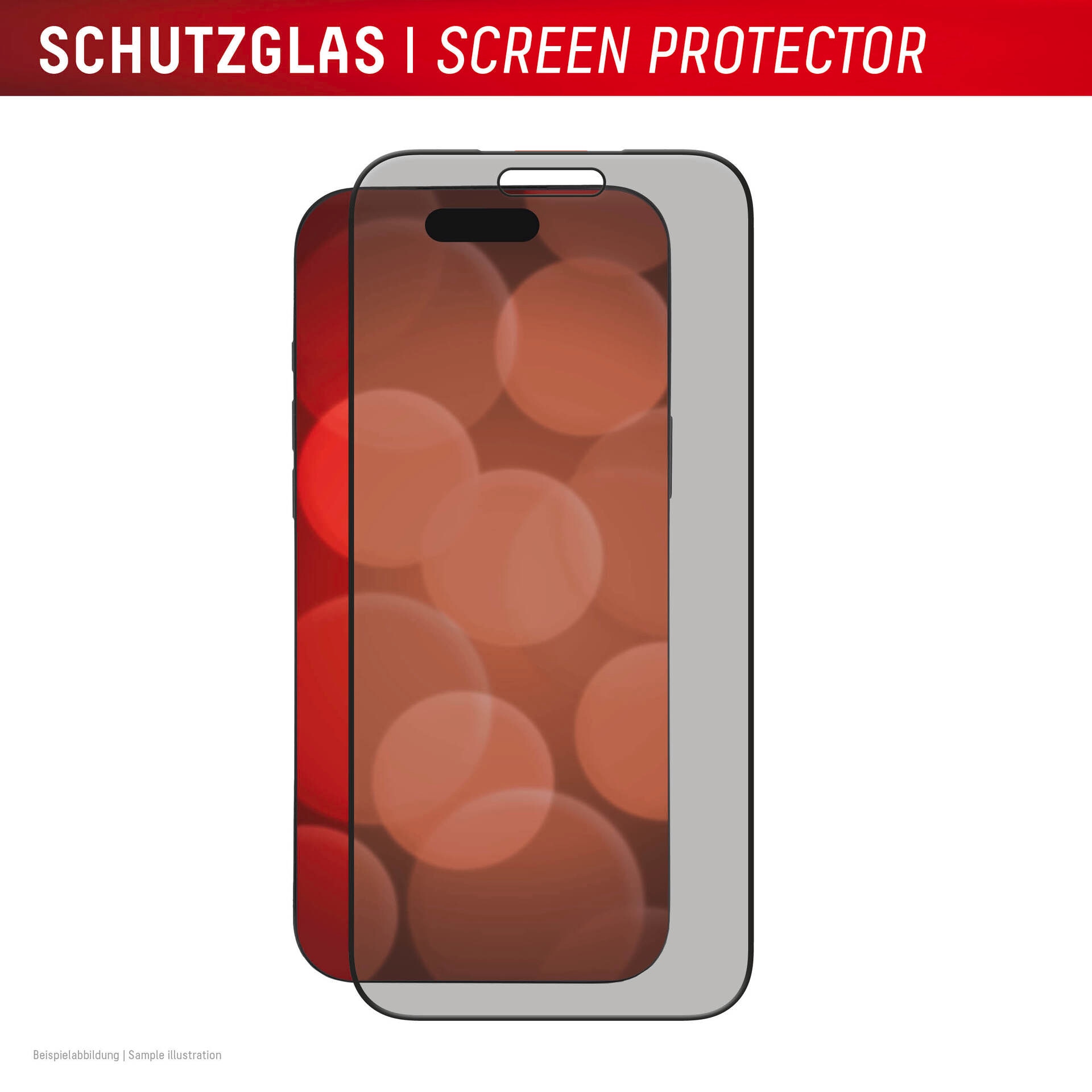 Displex Verre de protection d'écran »Privacy Glass Screen Protector« für Apple iPhone 17 Pro Max Displayschutzfolie, Schutzfolie, Bildschirmschutz, kratz- & stossfest