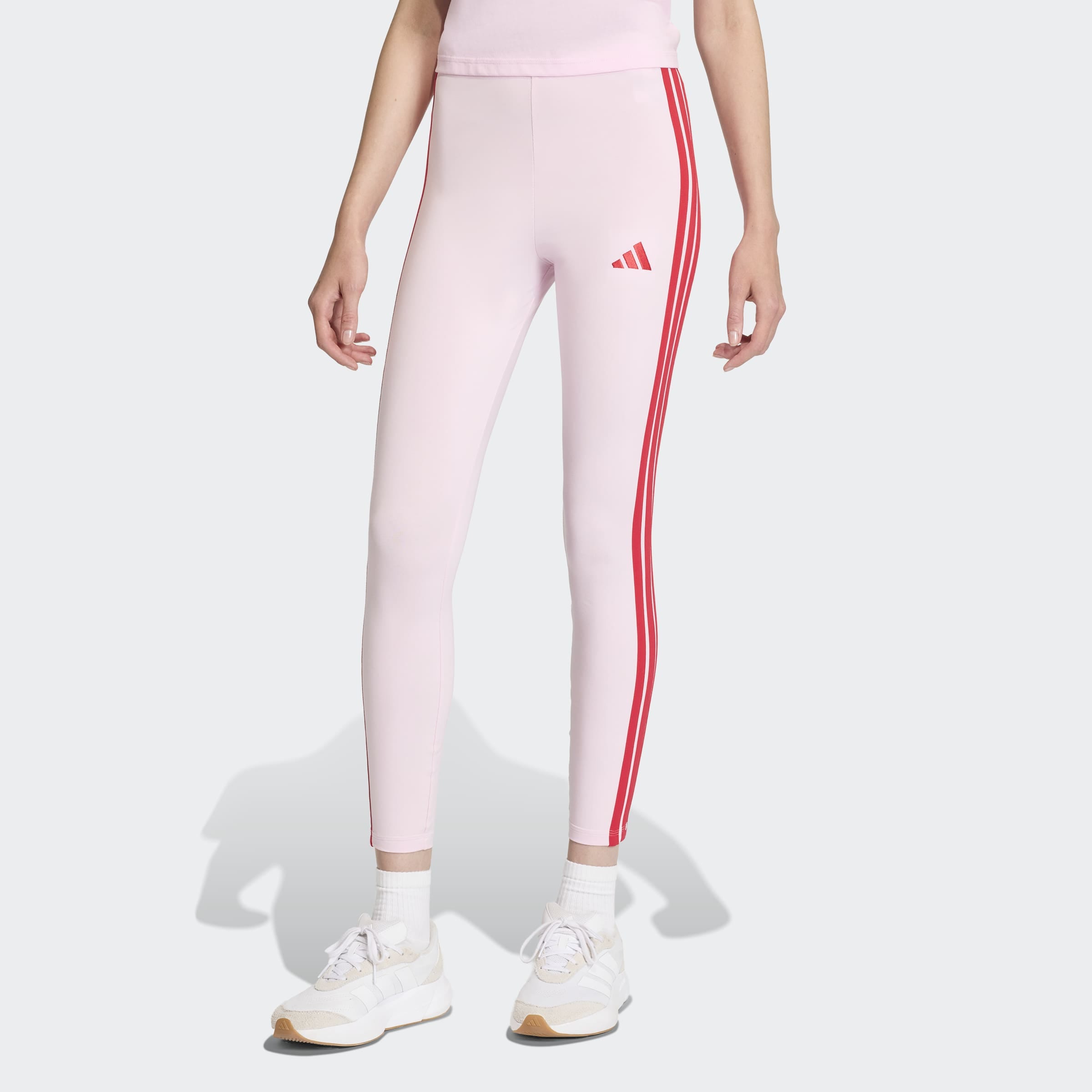 adidas Sportswear Trainingstights »ESSENTIALS 3-STREIFEN COTTON«  sportlicher Look mit 3-Streifen, aus Baumwolle und Elasthan