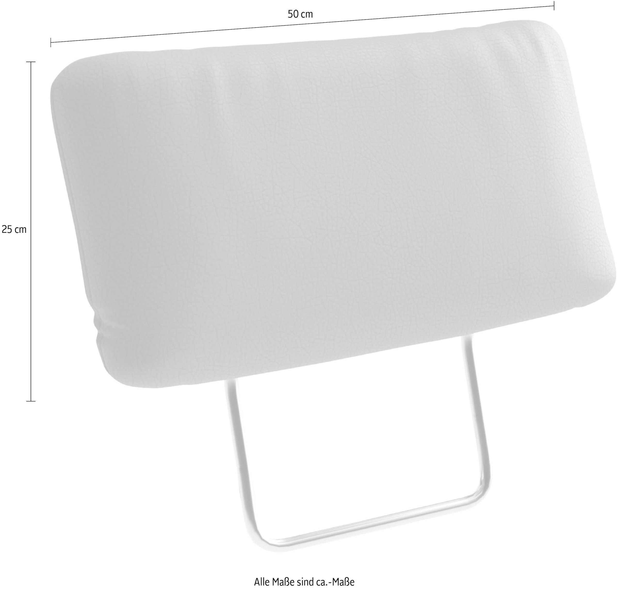 sit&more Appuie-tête »Pamela, Leder, 2 Stück, B: 50 cm« verschiedene Farben