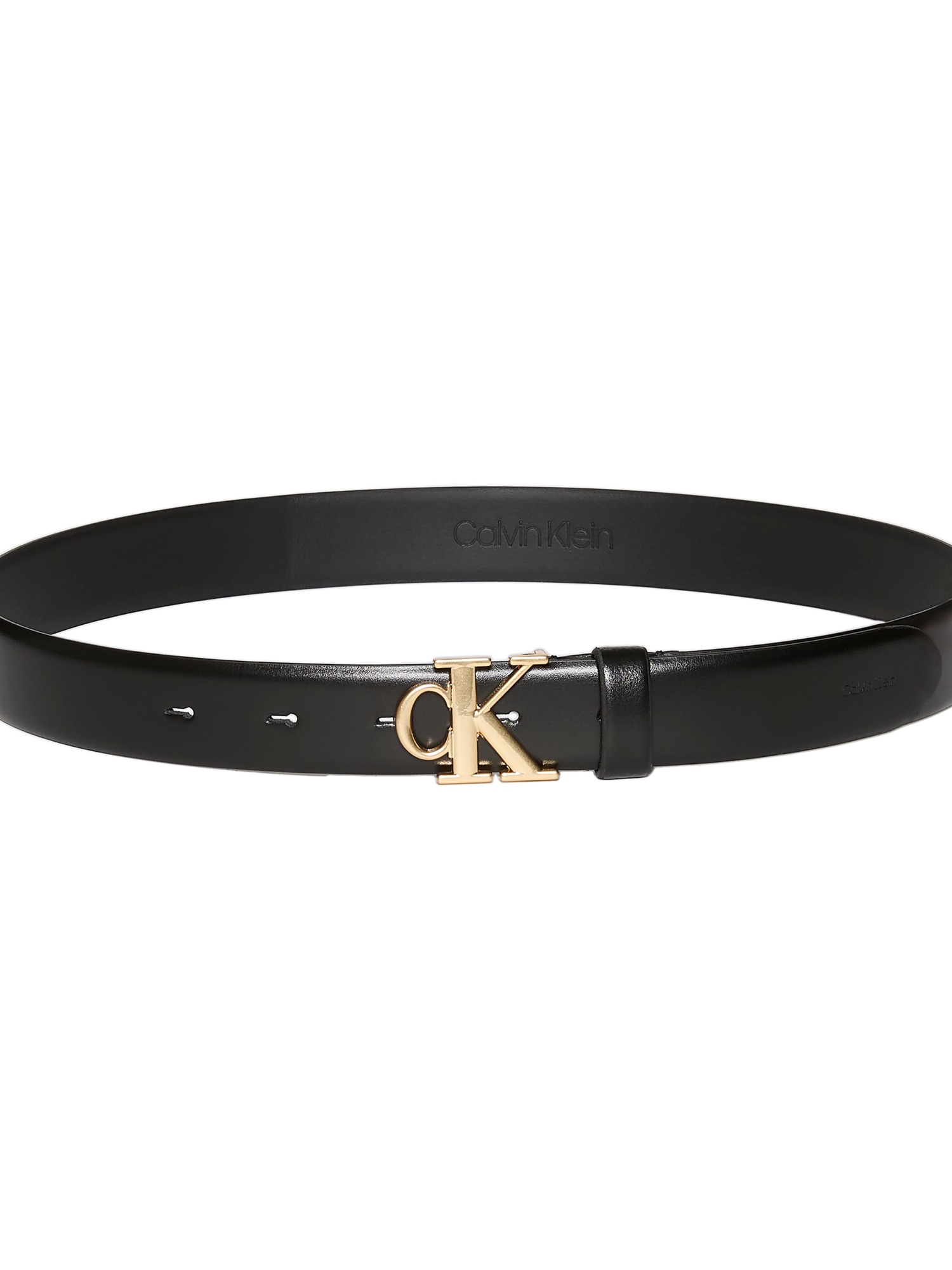 Calvin Klein Ceinture en cuir »CK BUCKLE 30MM FIXED BELT« Grössenverstellbar