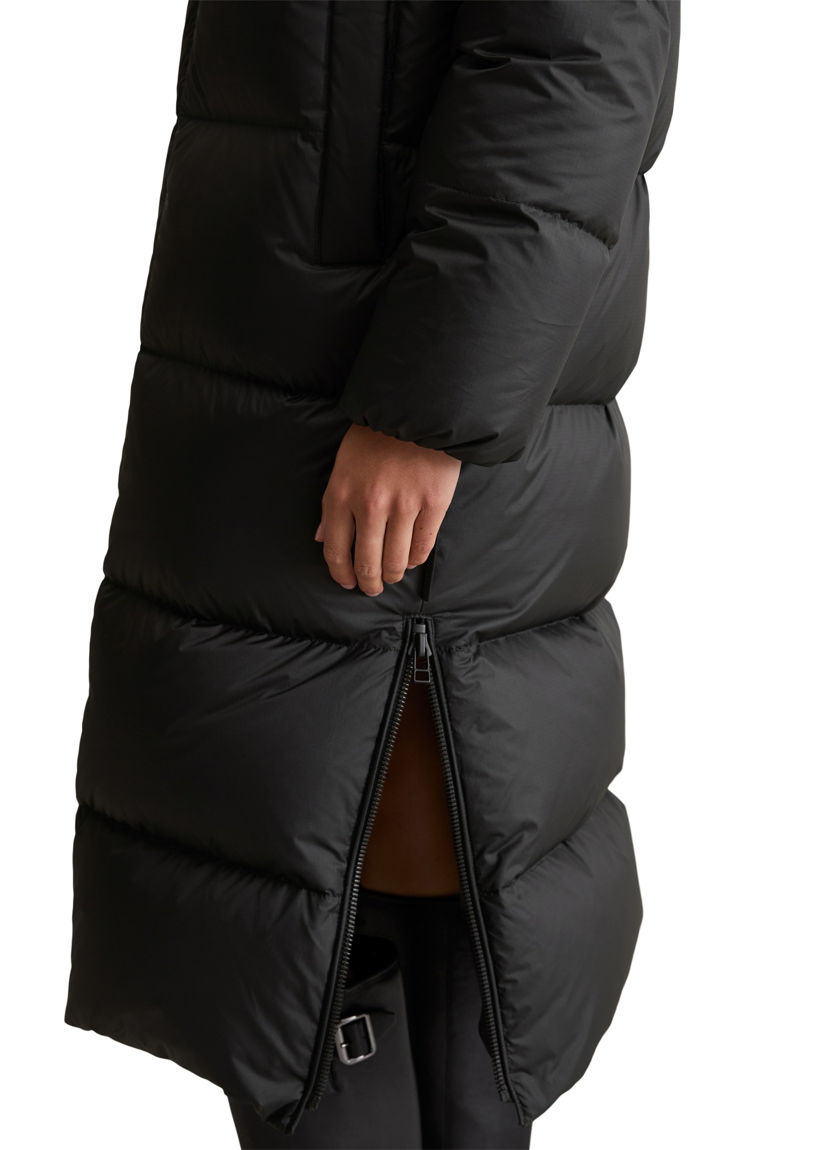 Marc O'Polo DENIM Manteau en duvet Wintermantel, 2-Wege-Reissverschluss, relaxed fit, Kapuze abnehmbar