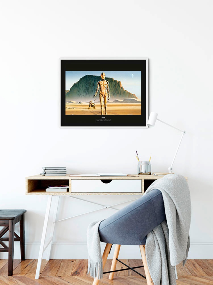 Komar Image »Star Wars Classic RMQ Droids« 1 cuis tlg. Wandbild zur Dekoration im Kinderzimmer - ohne Rahmen