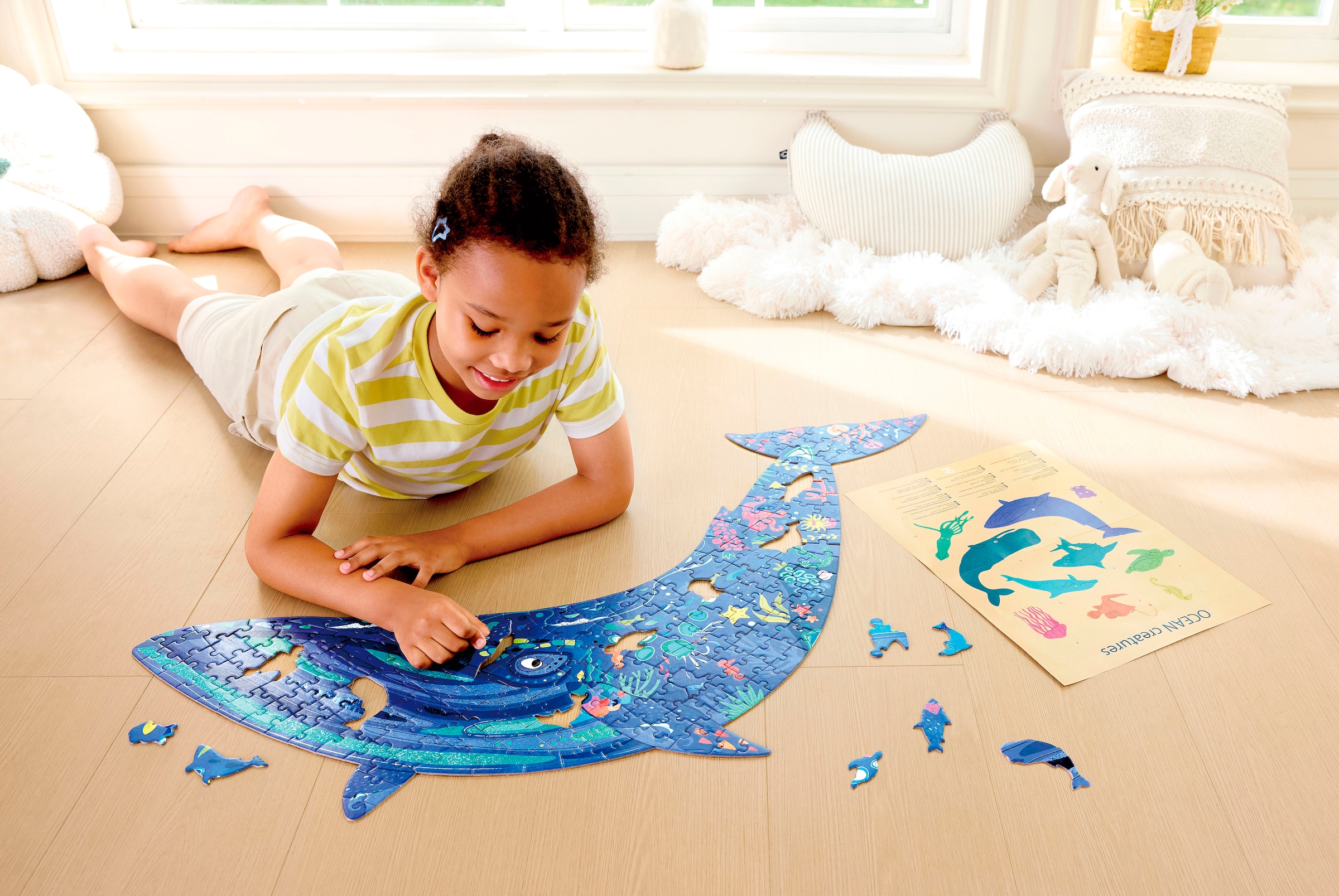 Hape Puzzle de contours »Meerestiere«