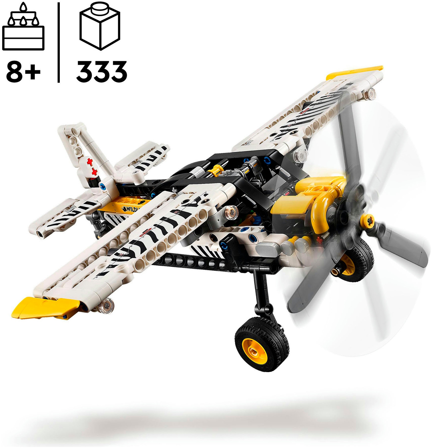 LEGO® Konstruktionsspielsteine »Propellerflugzeug (42198), LEGO Technic« Made in Europe