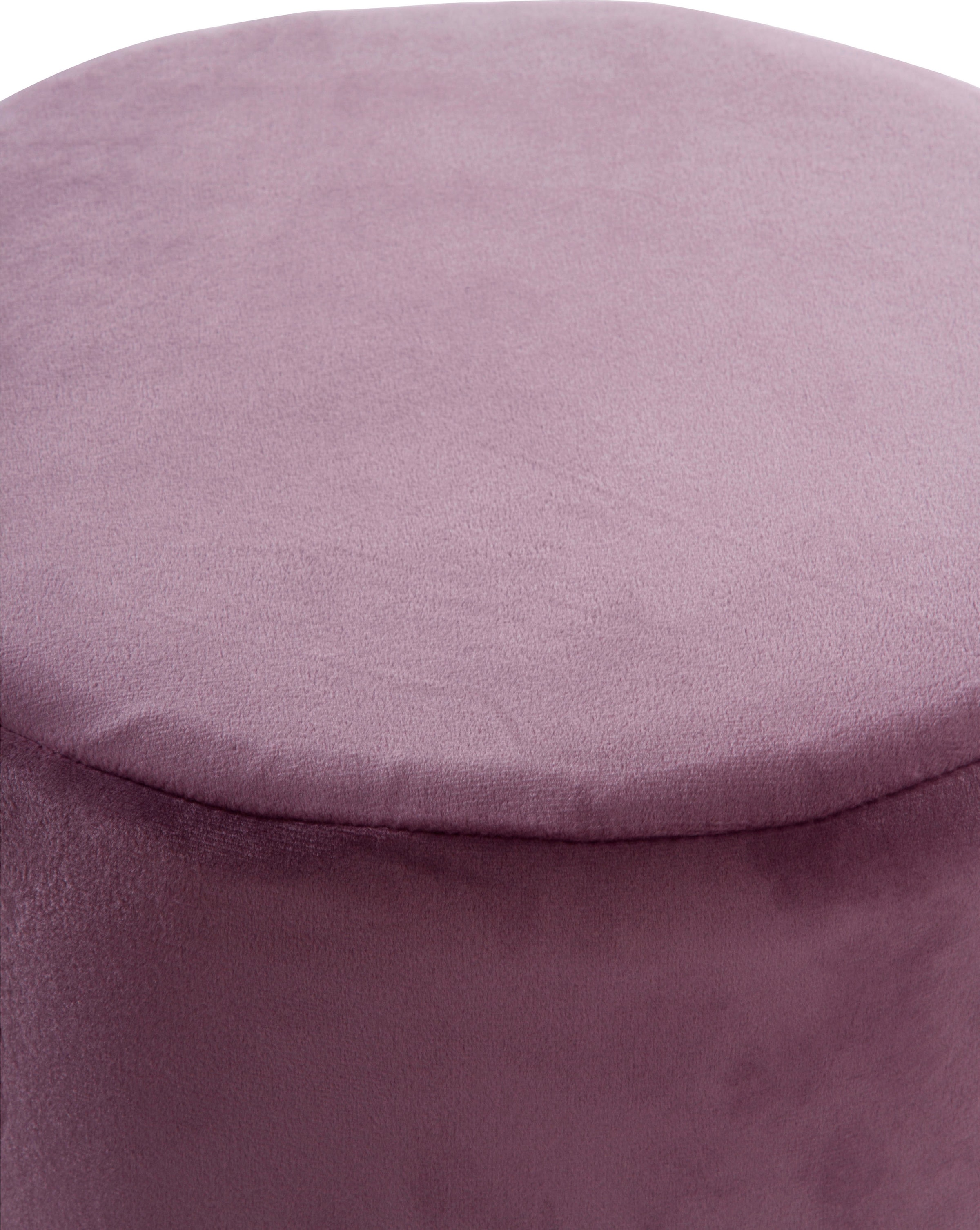 my Flair Hocker mit 4 Füssen in natur/rose