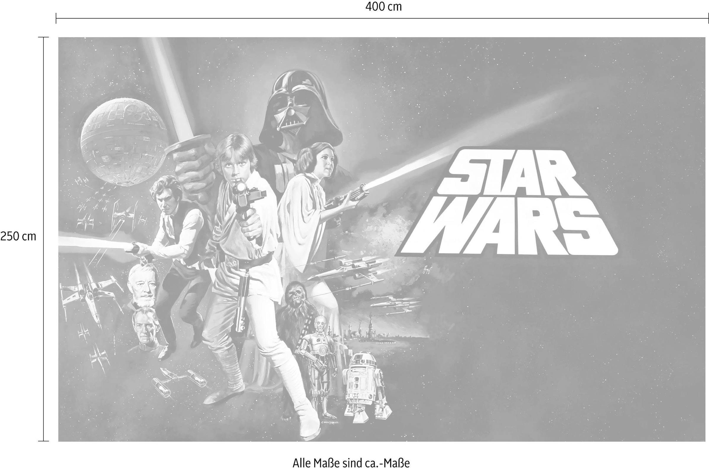 Komar Papier peint intissé »Digitaldruck Vlies -  Star Wars Poster Classic 1 - Grösse 400 x 250 cm« imprimé Kinderzimmer