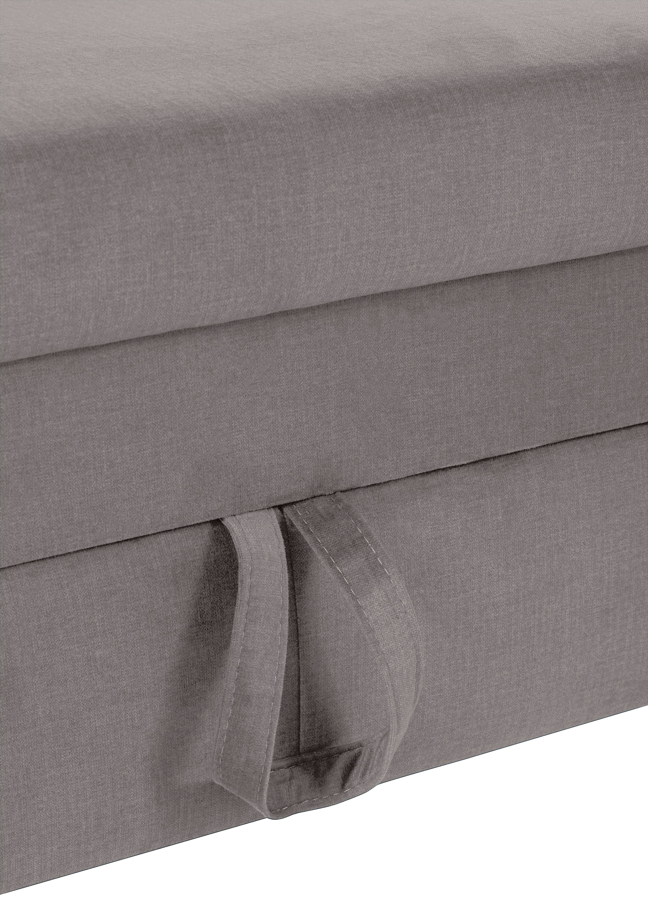 COTTA »Morven L-Form« wahlweise mit Bettfunktion, Bettkasten & Wireless-Charger