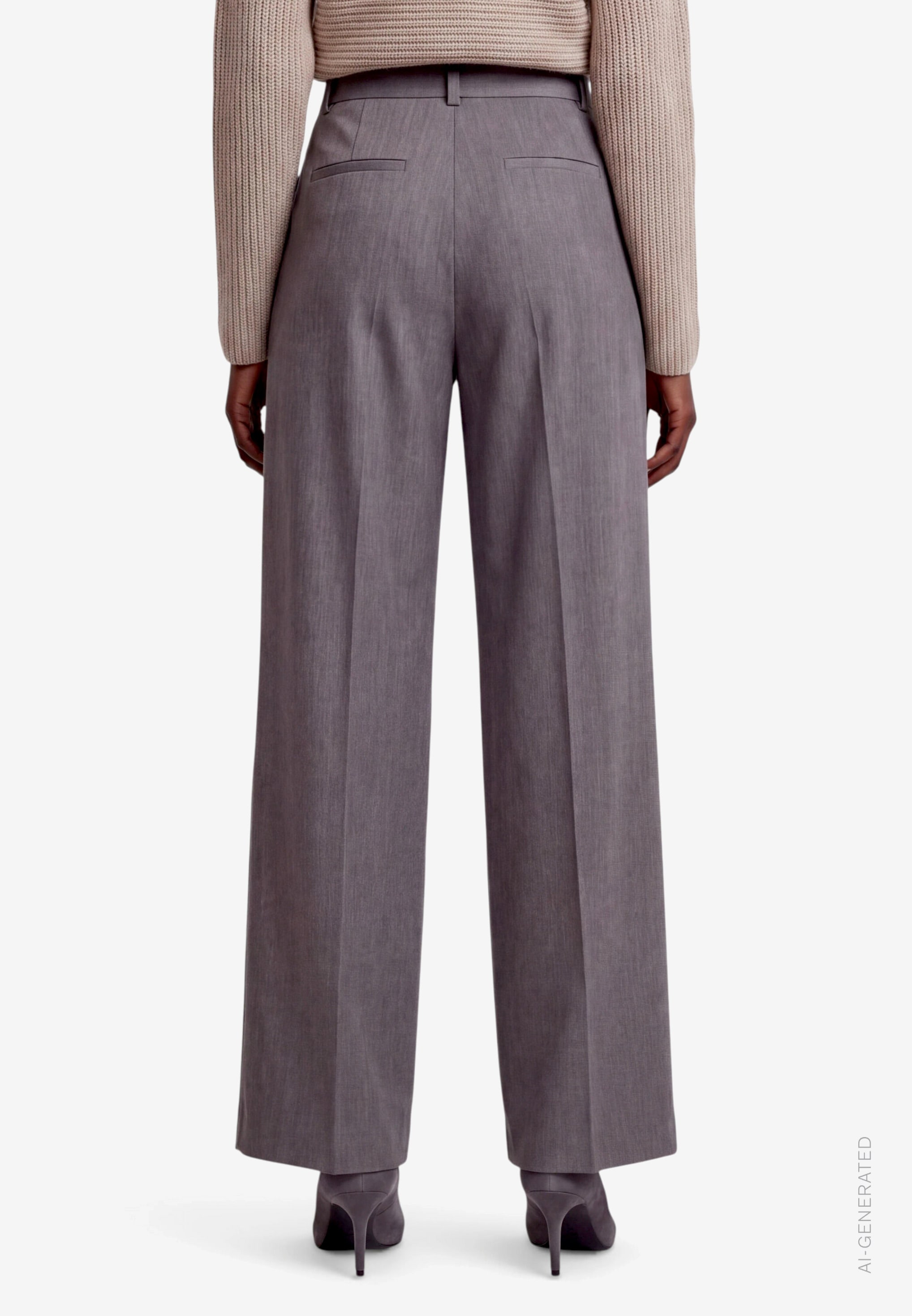 Zero Pantalon à pinces  Marlene-Hose / Straight Fit / mit Stretch und Viskose