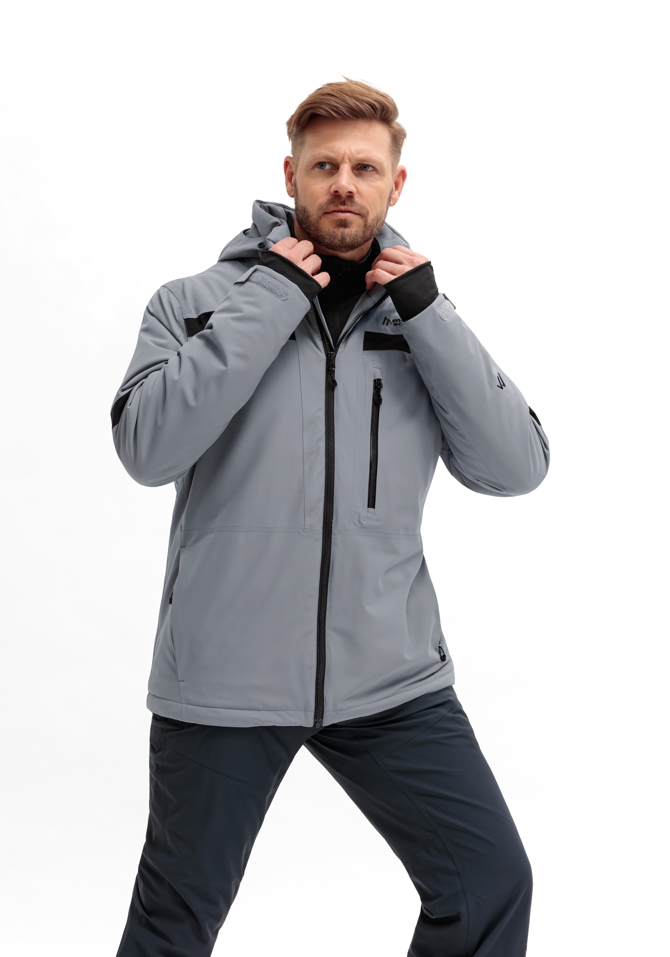 Maier Sports Skijacke »Lanciano M« Herren Winterjacke wattiert u. wasserdicht