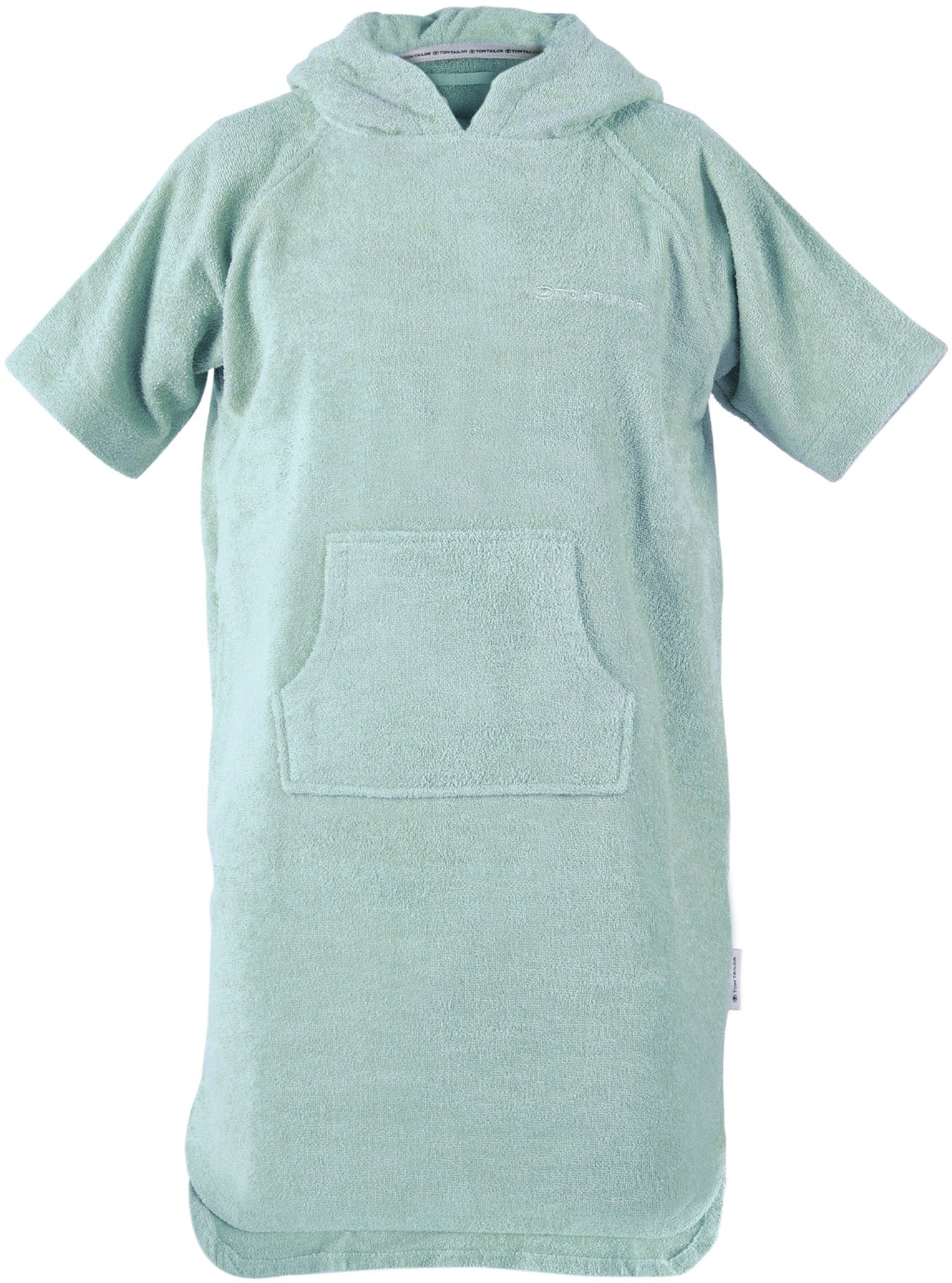 TOM TAILOR HOME Badeponcho »Surfponcho COLOR BATH« 1 Stk. mit Kordel, Bauchtasche, saugstark, Baumwolle, auch in Kindergrössen