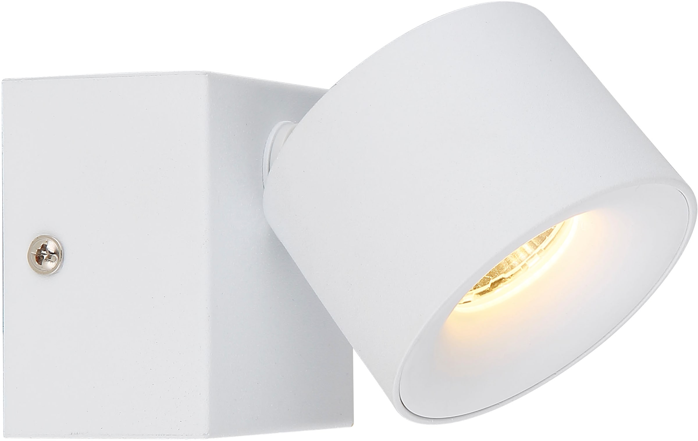 GLOBO LIGHTING Spot mural à LED »RAE« 1 cuis blanc chaud Wandspot, Flur, Wohnzimmer, Arbeitszimmer