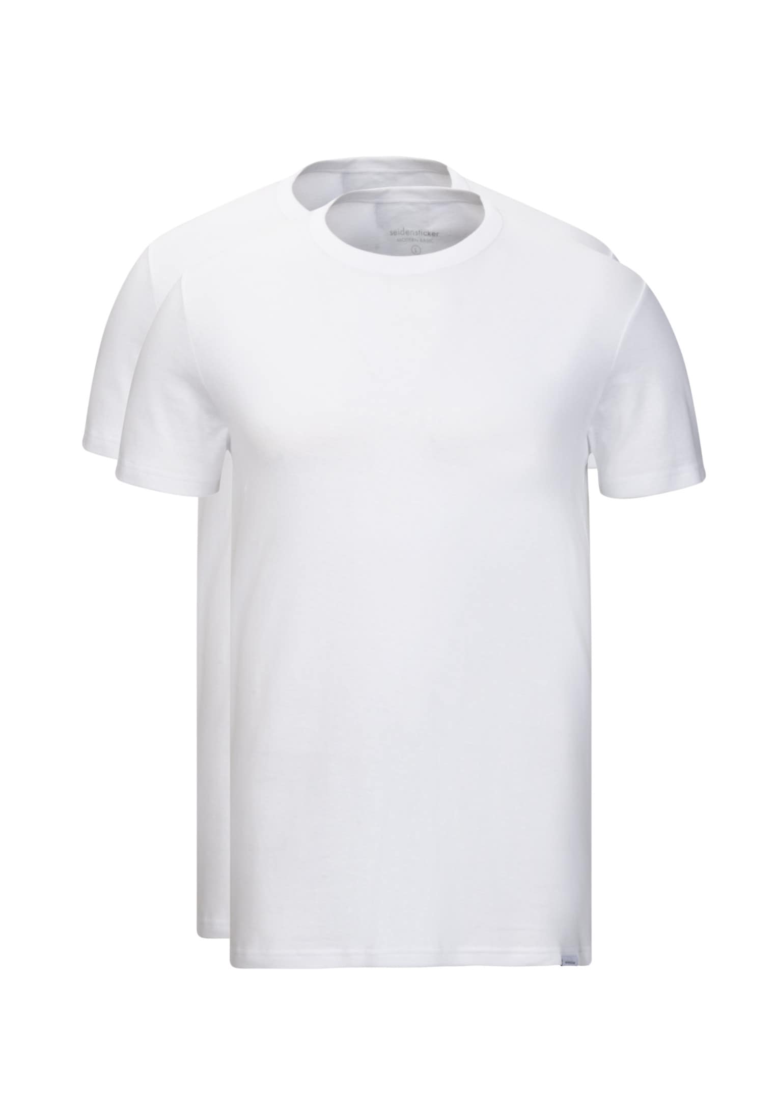 seidensticker T-shirt »Schwarze Rose« Kurzarm Uni