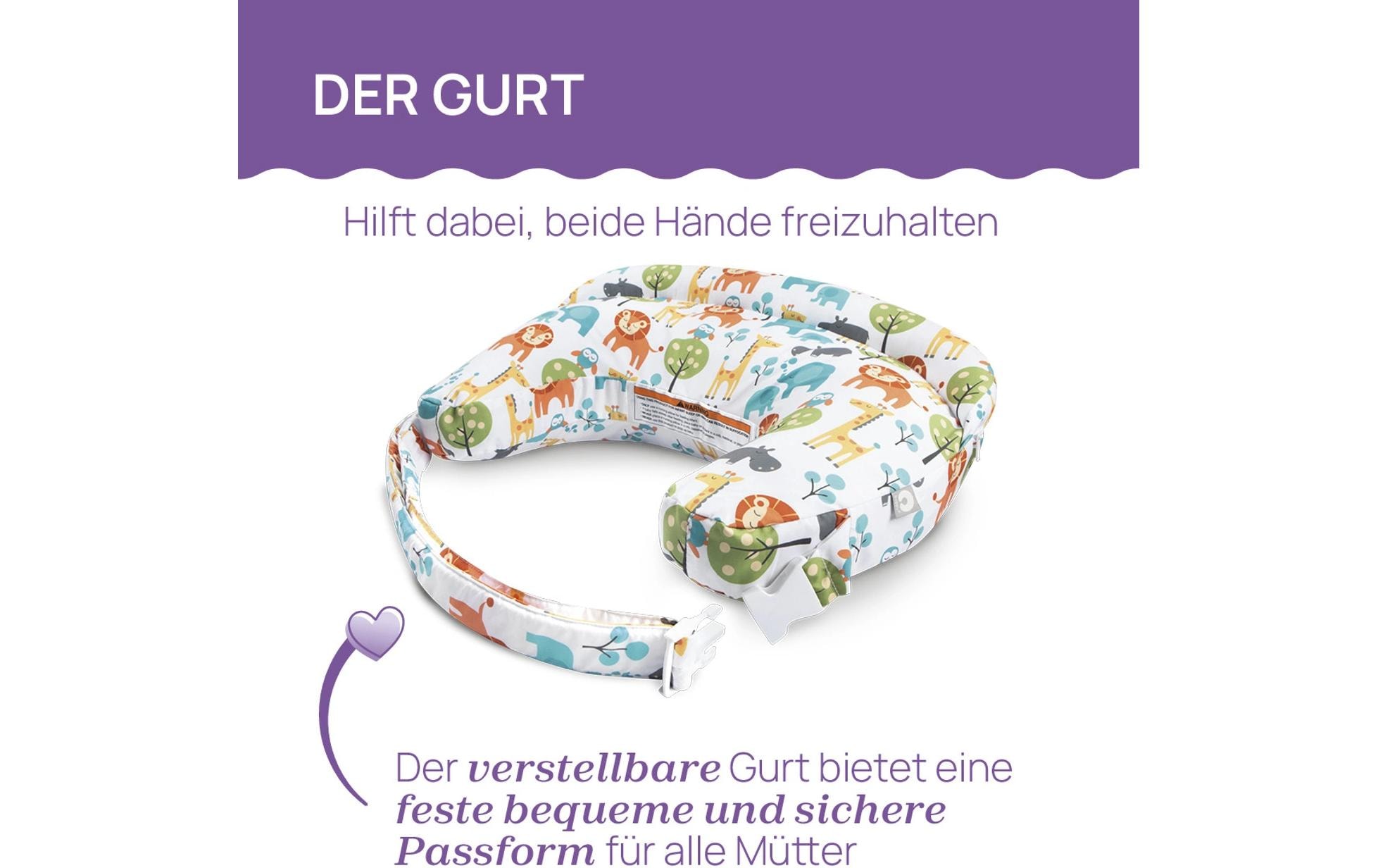   Stillkissen »Boppy Deluxe Peaceful Jungle«