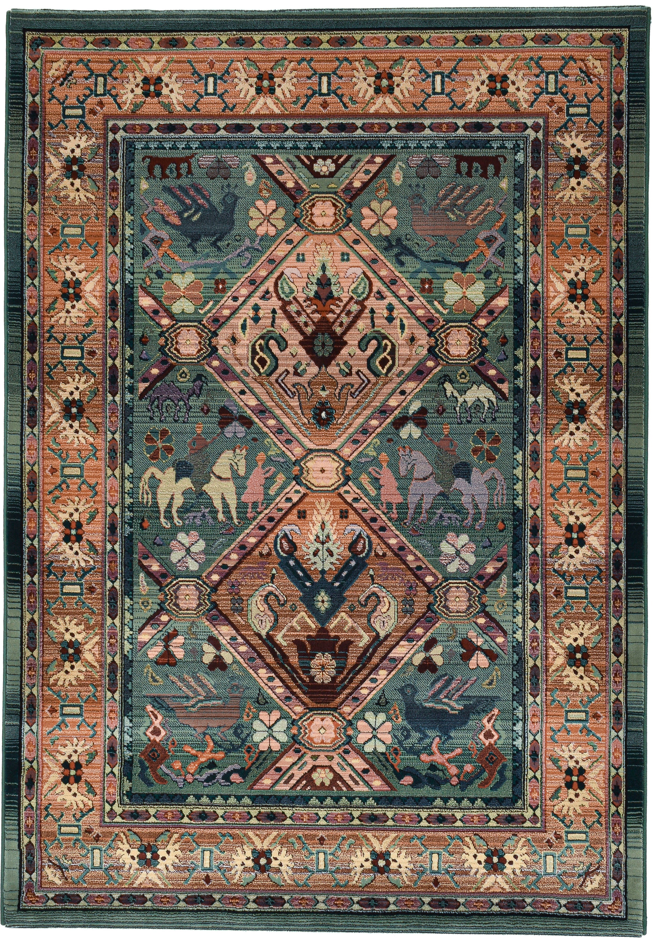 THEKO Teppich »Gabiro 13« rechteckig 10 mm Höhe gewebt, Orient-Optik, ideal im Wohnzimmer & Schlafzimmer