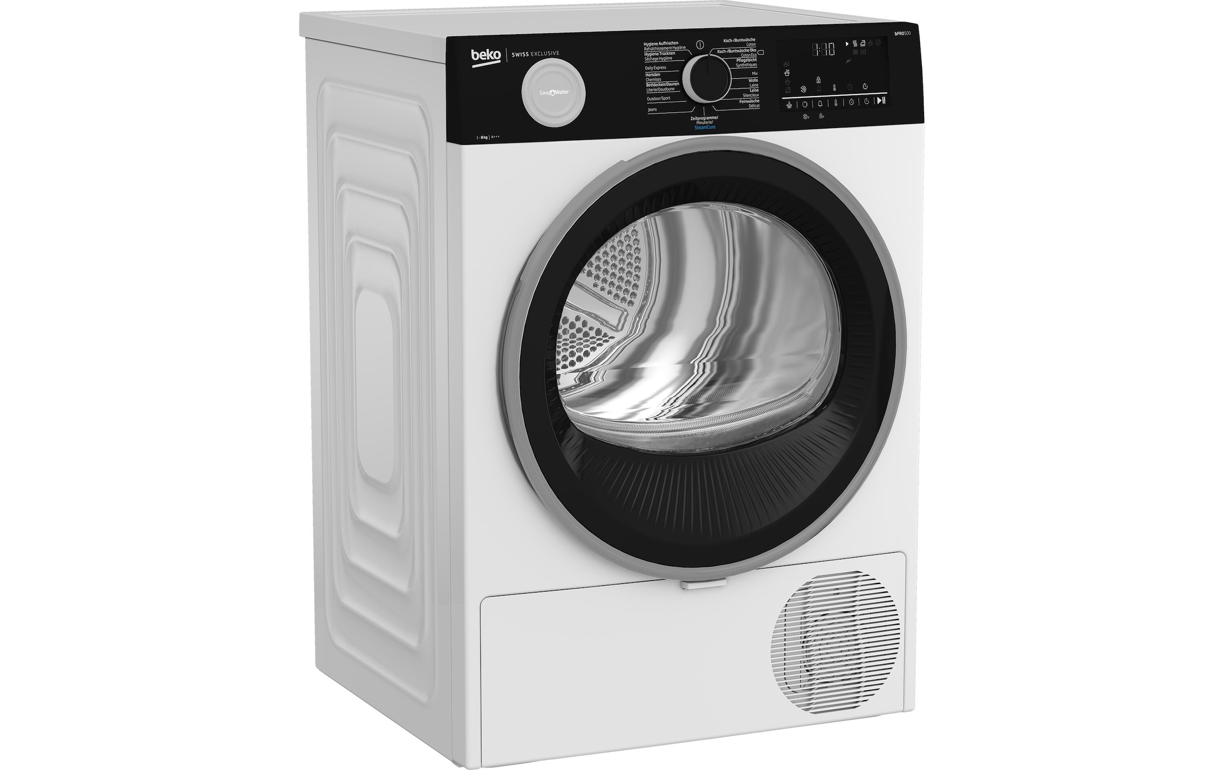 BEKO Lave-linge séchant »TR550 Rechts/Wechselbar« 63 dB(A) Höhenverstellbare Füsse, Innenbeleuchtung, Zeitprogramm