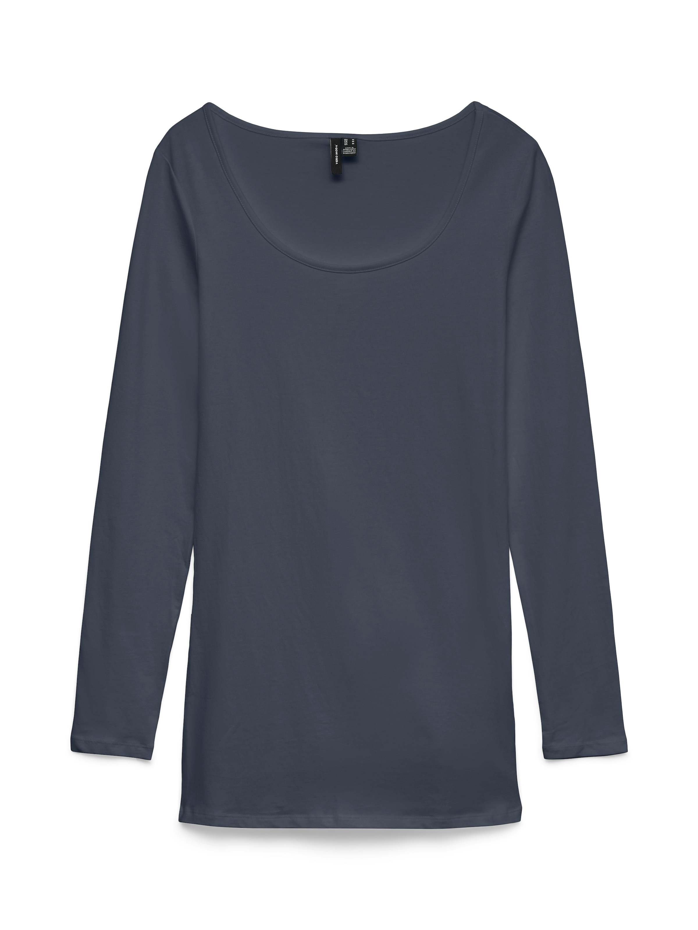 Vero Moda »VMMAXI MY LS SOFT LONG U-NECK  NOOS« mélange coton, coupe régulière