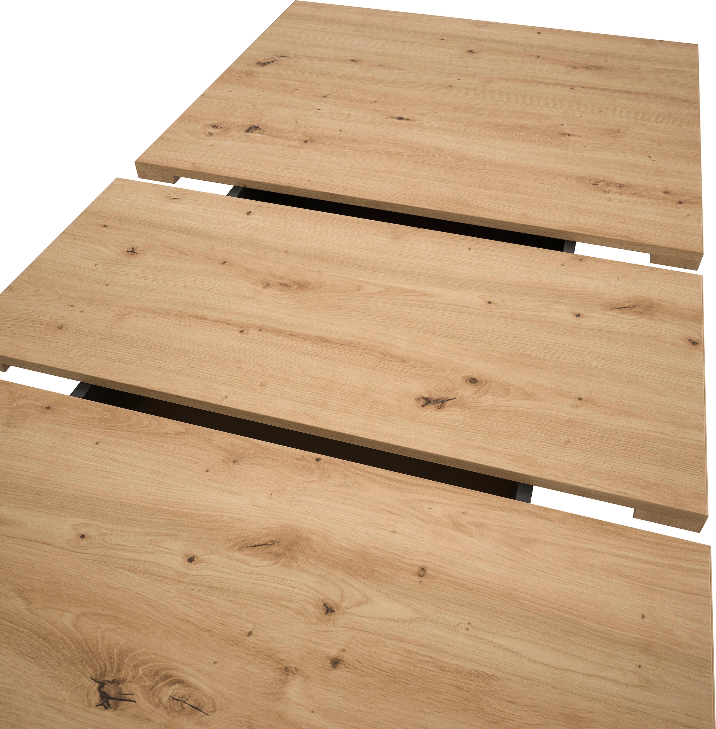 INOSIGN Esstisch »Motus, ausziehbar 150 -190 cm, inklusive 40 cm Einlegeplatte« Set, 1 Stk. tlg. V-Gestell mit Bodenplatte, Tisch, Küchentisch, Esszimmer, Küche