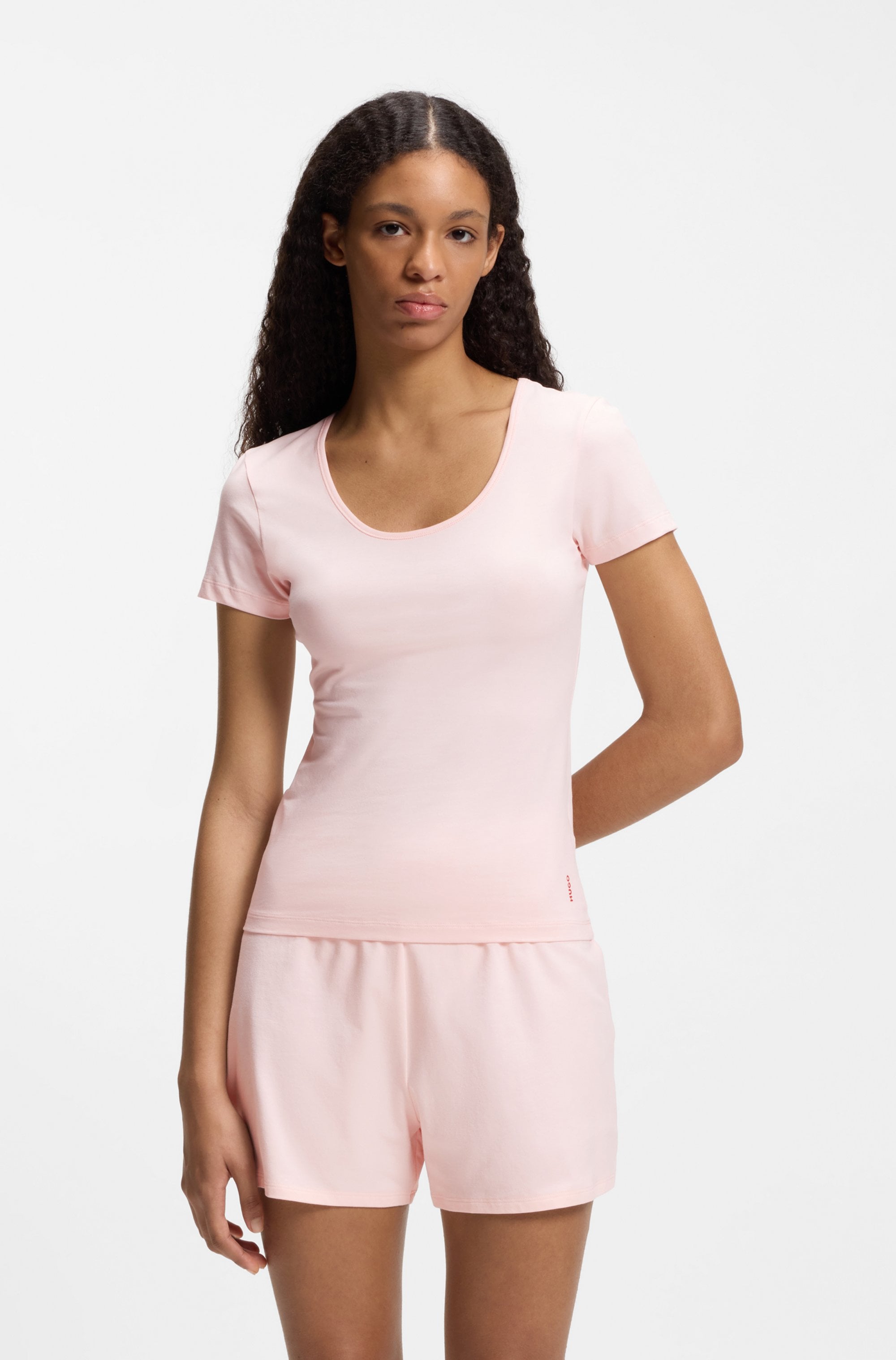 HUGO Underwear T-shirt 2 regular fit, Rundhals