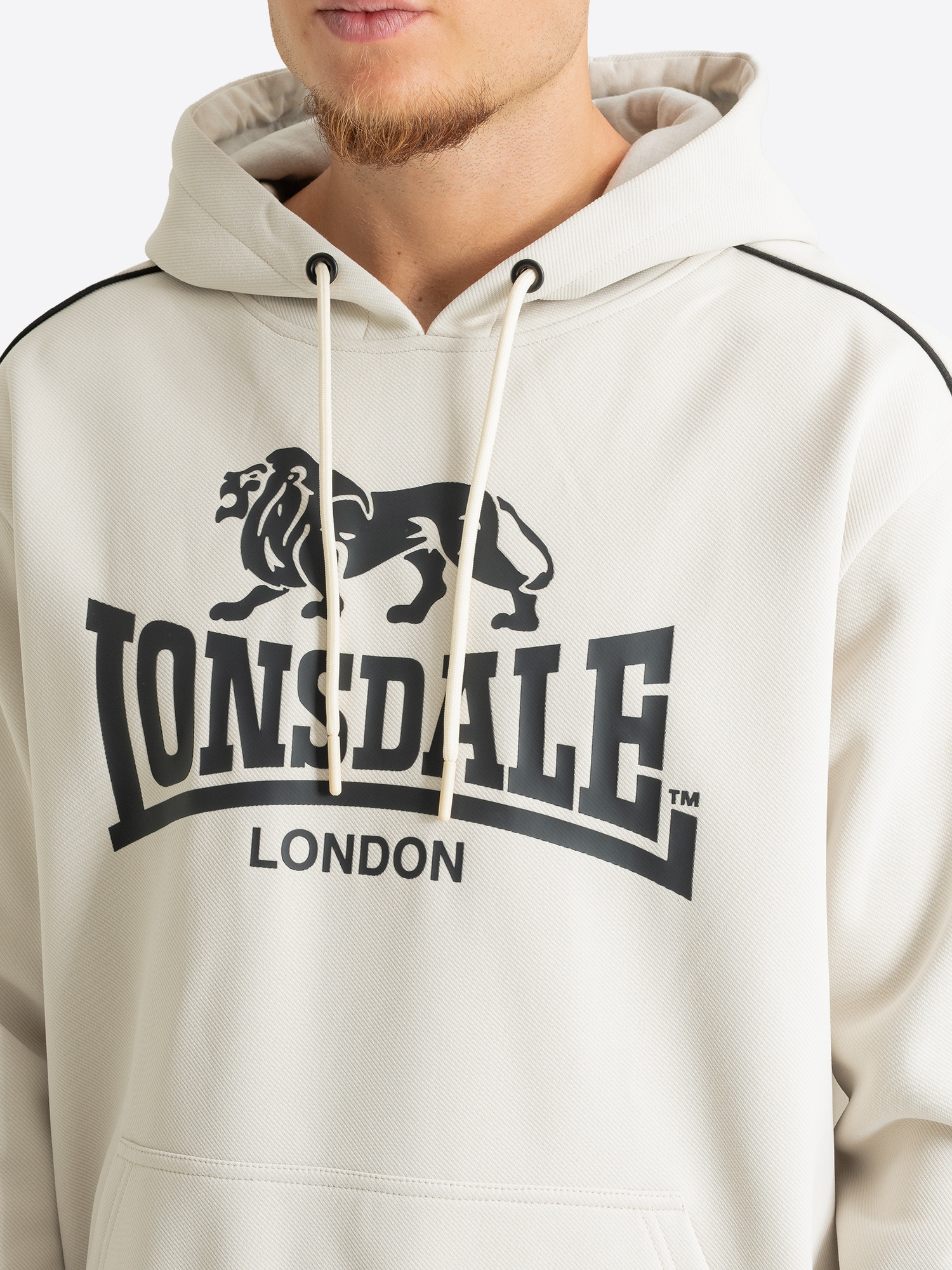 Lonsdale Sweat à capuche »PURFLEET«, mit Kapuze, Langarm, normale Passform
